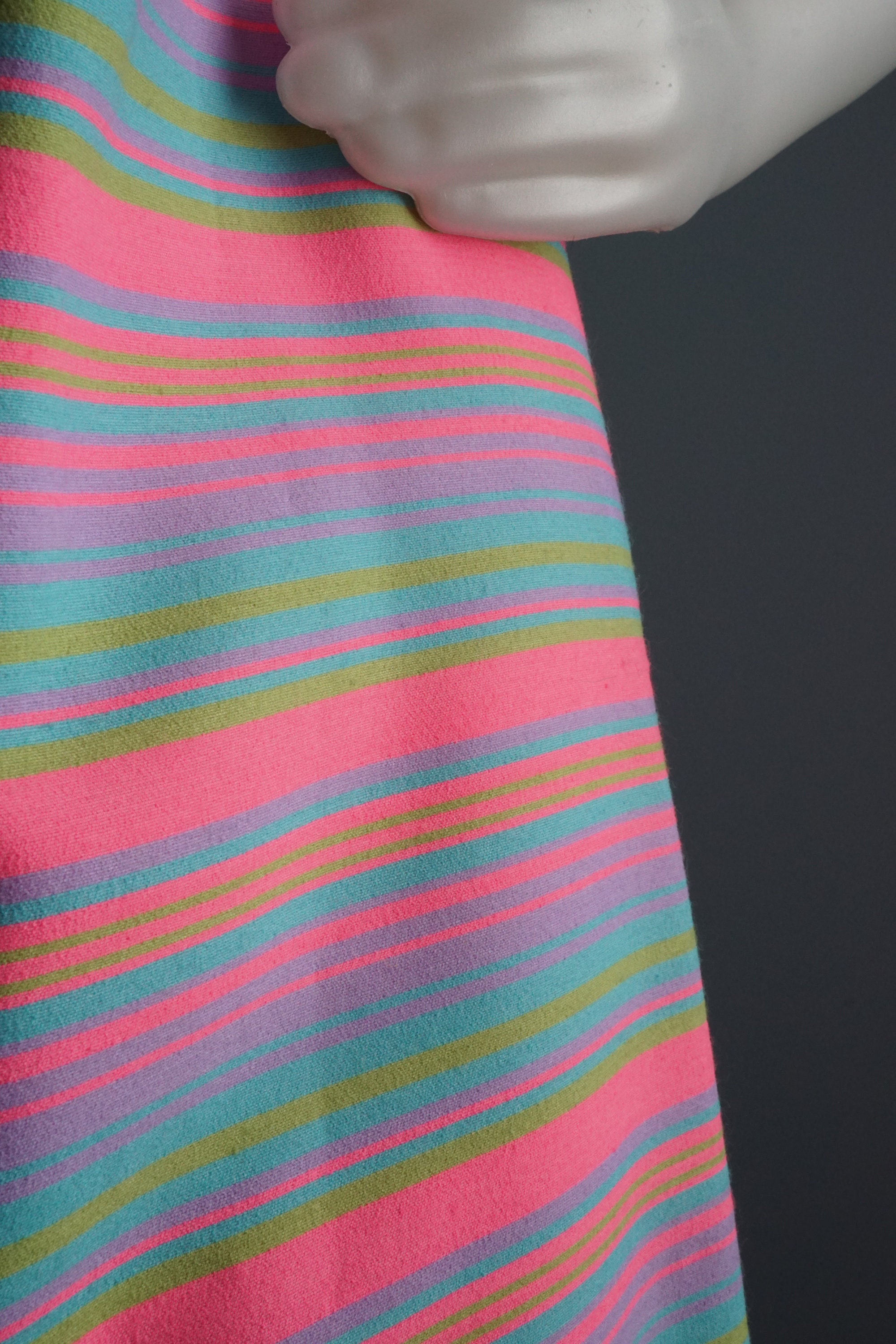 Rainbow candies striped maxi dress online