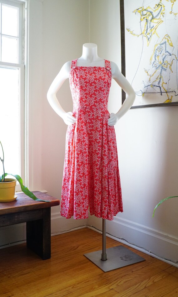 Vintage 1950s Jumpsuit / 1950s Sundress / Styled b