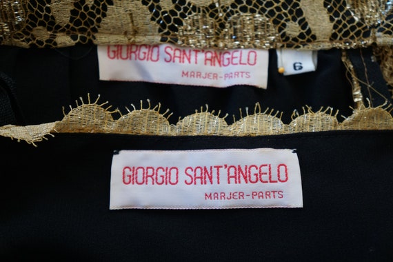 Vintage 1980s Giorgio Sant’Angelo Camisole Pencil… - image 9