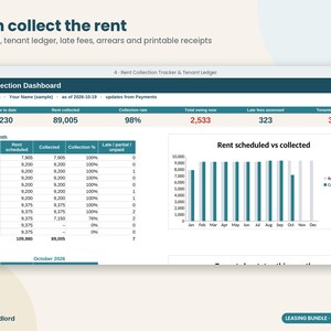Pakket voor verhuurders: verhuur en huurprijsbepaling, huurvergelijkingsanalyse, leegstandsmonitor, huurderscreening, huurmonitor (Excel, Google Sheets) afbeelding 6