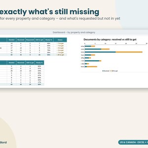 Landlord Tax Prep Organizer 2026: Rental Property Tax Checklist and 1099-NEC Tracker, Excel Google Sheets image 6