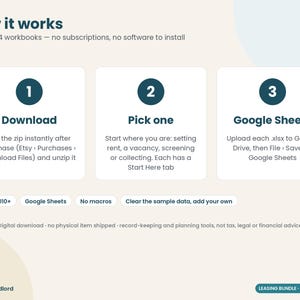 Pakket voor verhuurders: verhuur en huurprijsbepaling, huurvergelijkingsanalyse, leegstandsmonitor, huurderscreening, huurmonitor (Excel, Google Sheets) afbeelding 8