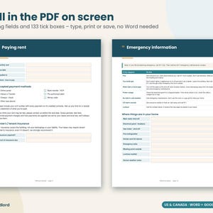 Tenant Welcome Packet Editable, Landlord Welcome Letter, Move In Checklist, Rental Welcome Book, Word Google Docs, Fillable PDF image 8