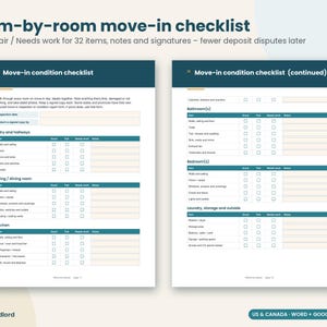 Tenant Welcome Packet Editable, Landlord Welcome Letter, Move In Checklist, Rental Welcome Book, Word Google Docs, Fillable PDF image 5