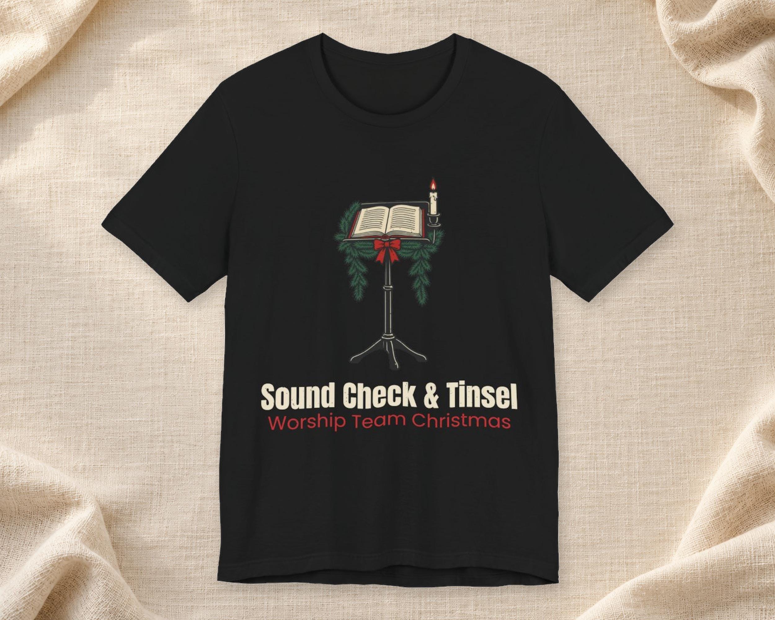 Worship Team Christmas Tee photo 2