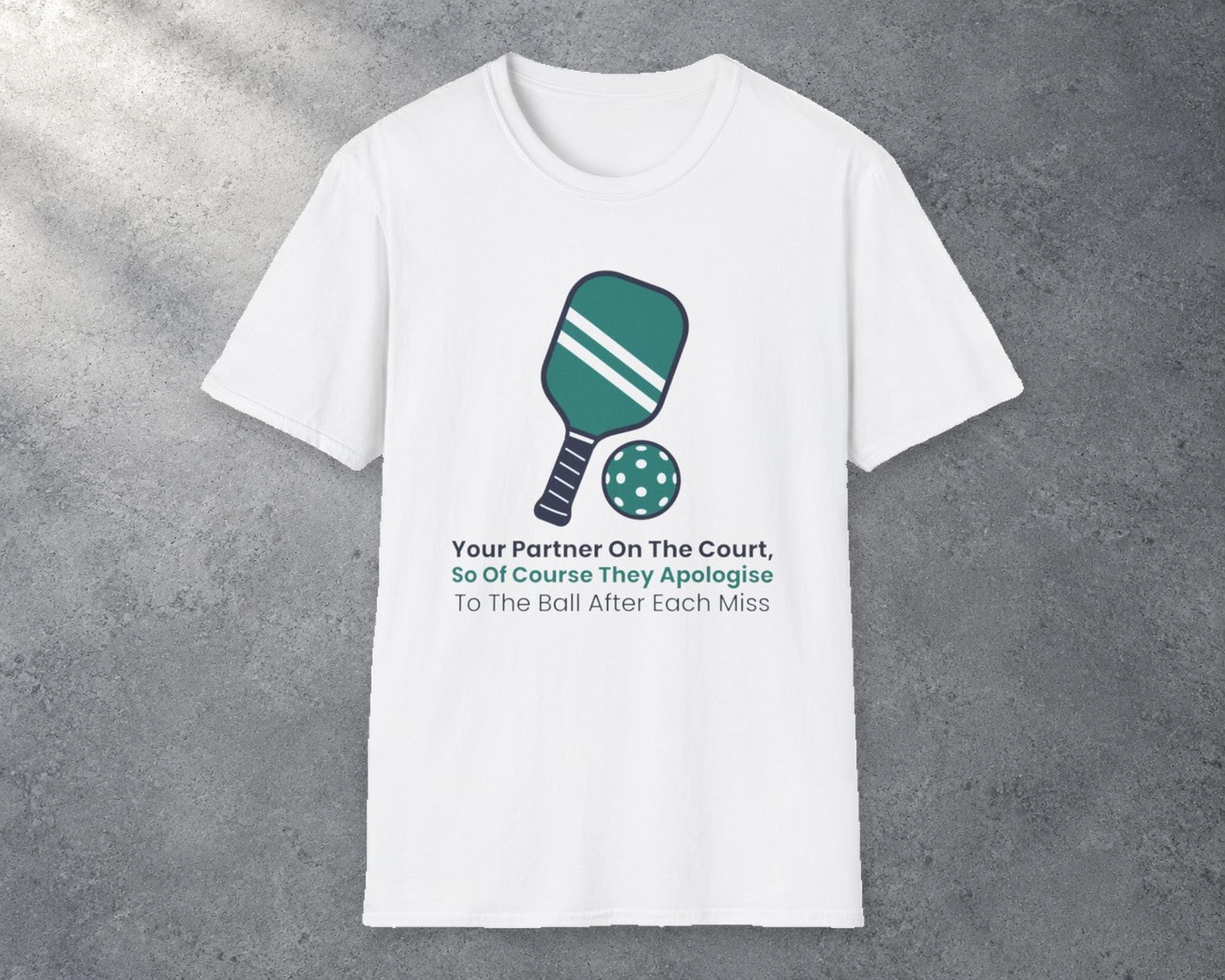 Doubles Partner Apology Tee photo 1