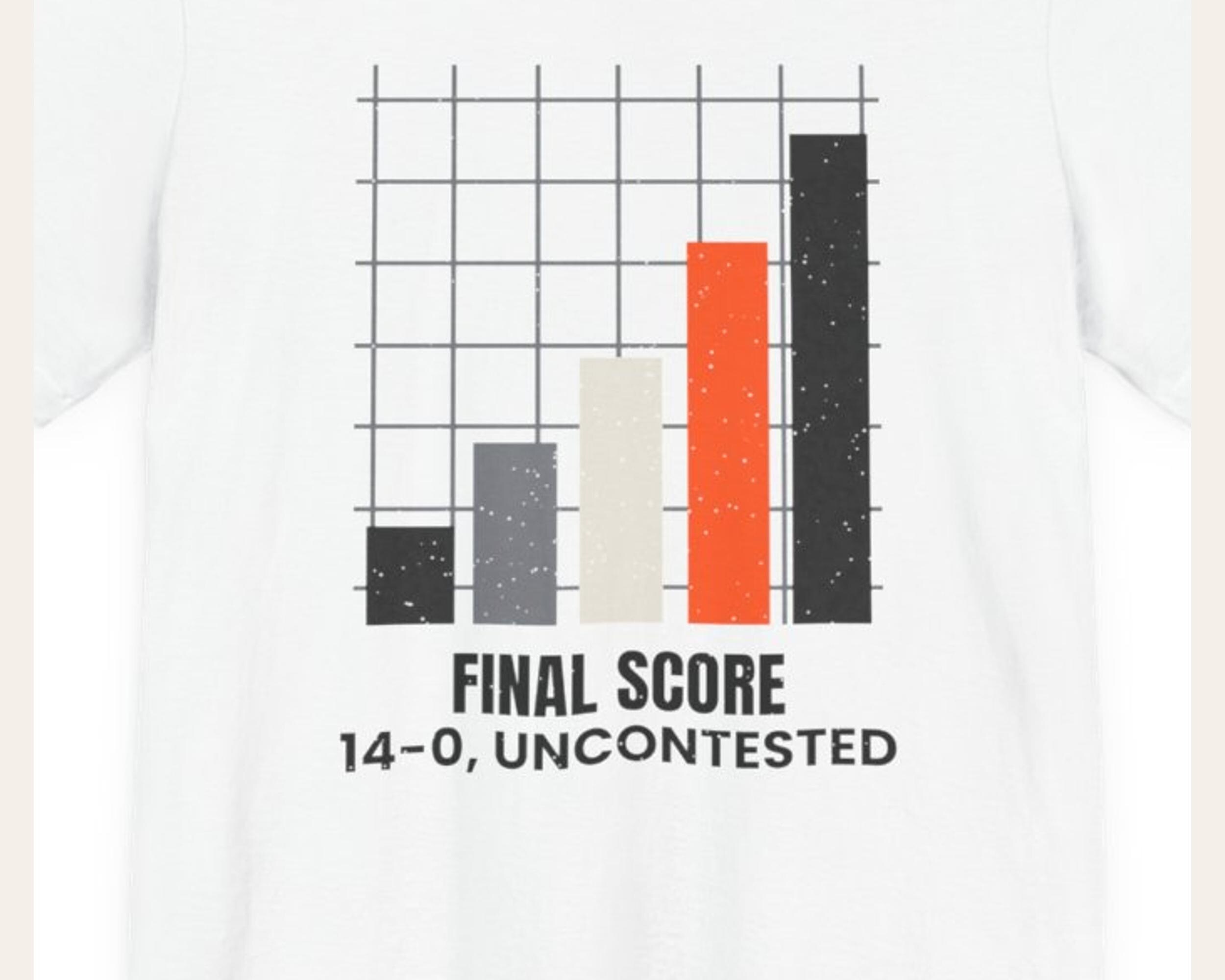 Final Score Scoreboard Tee photo 3
