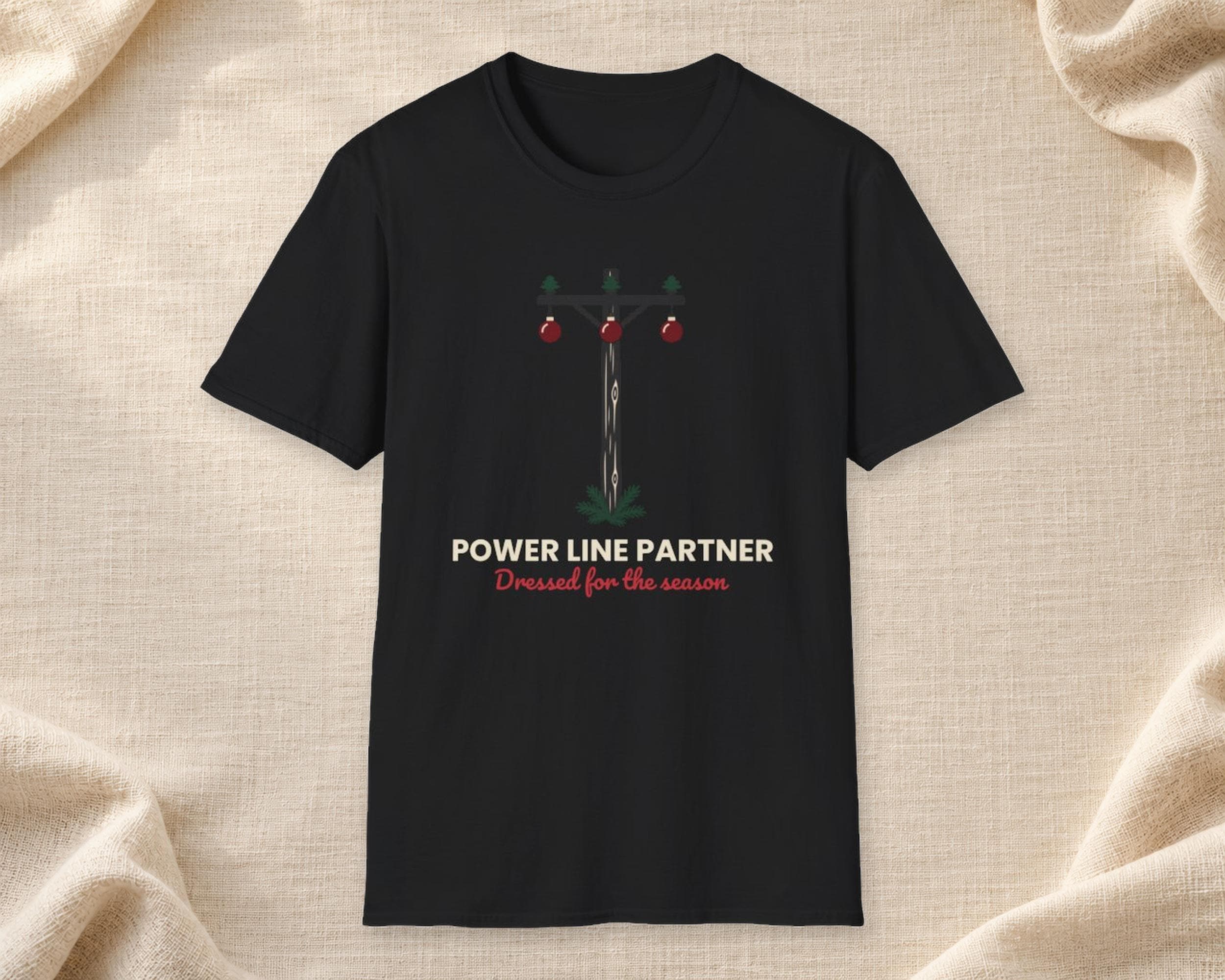 Power Line Partner Holiday Shirt Shirt photo 1