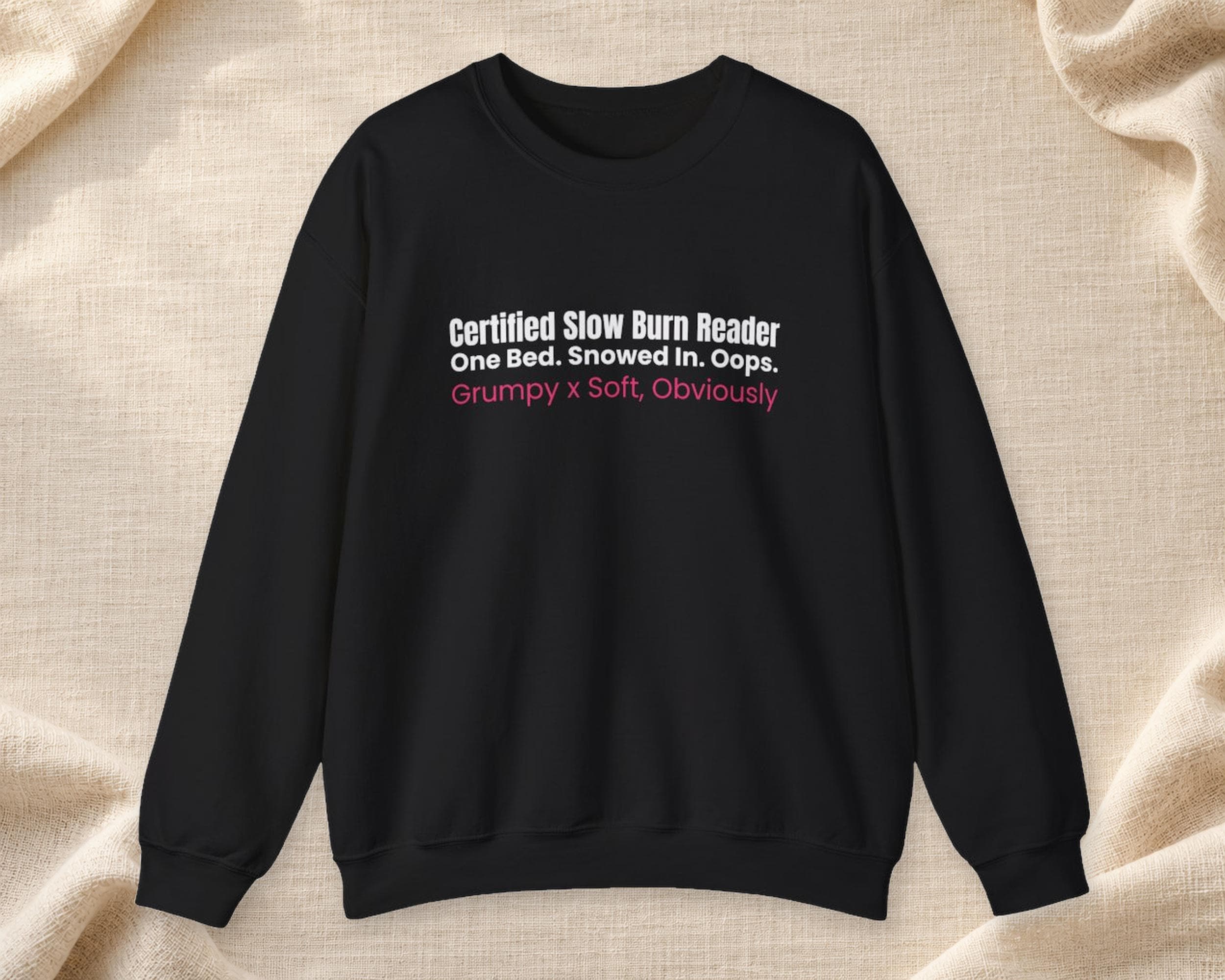 Slow Burn Trope Reader Sweatshirt photo 2
