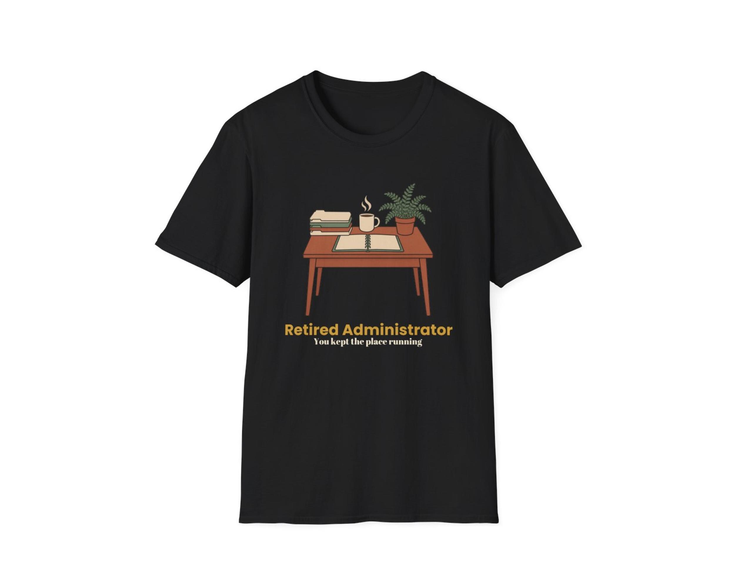 Retired Administrator Tee photo 4