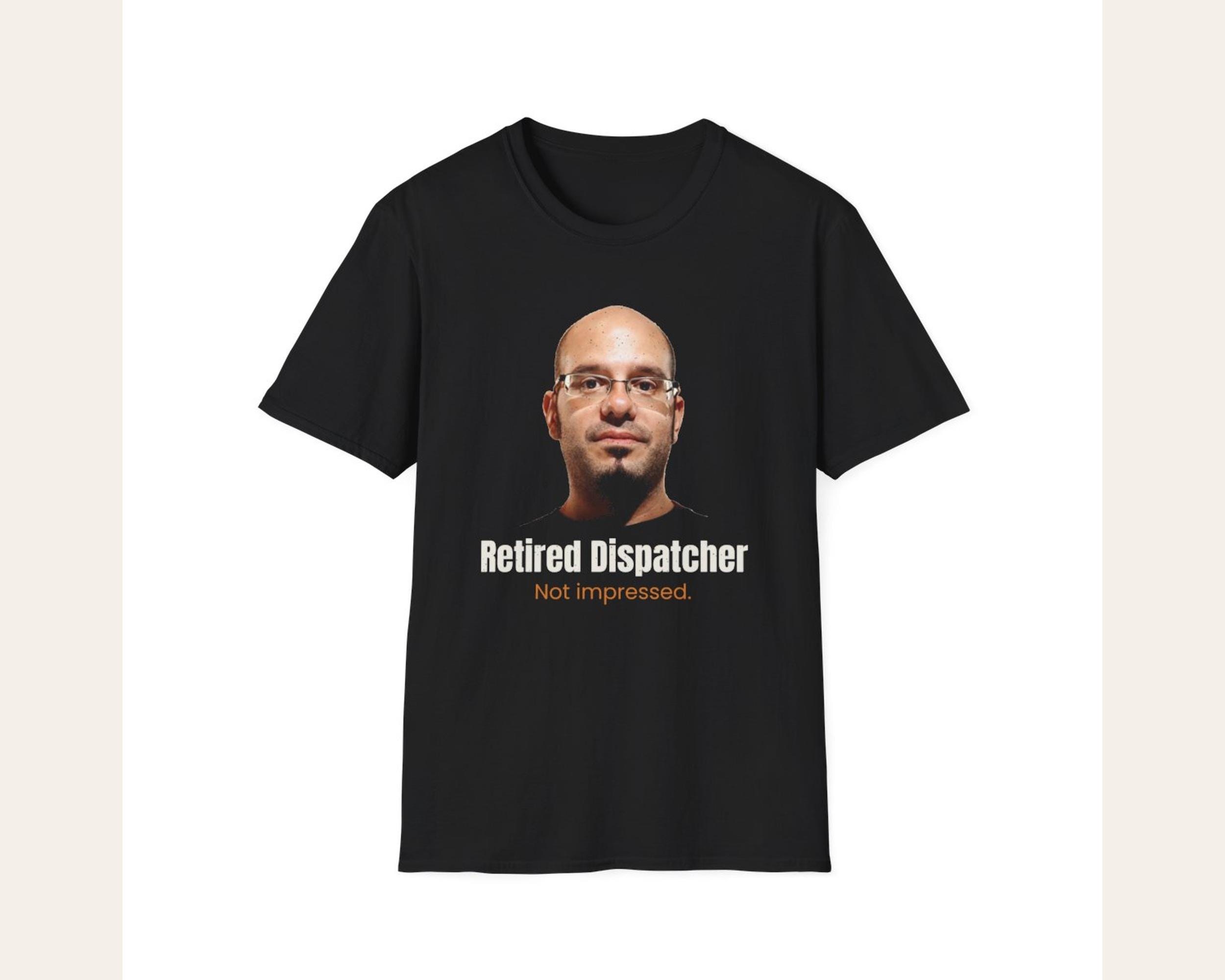 Retired Dispatcher Stare Tee photo 1