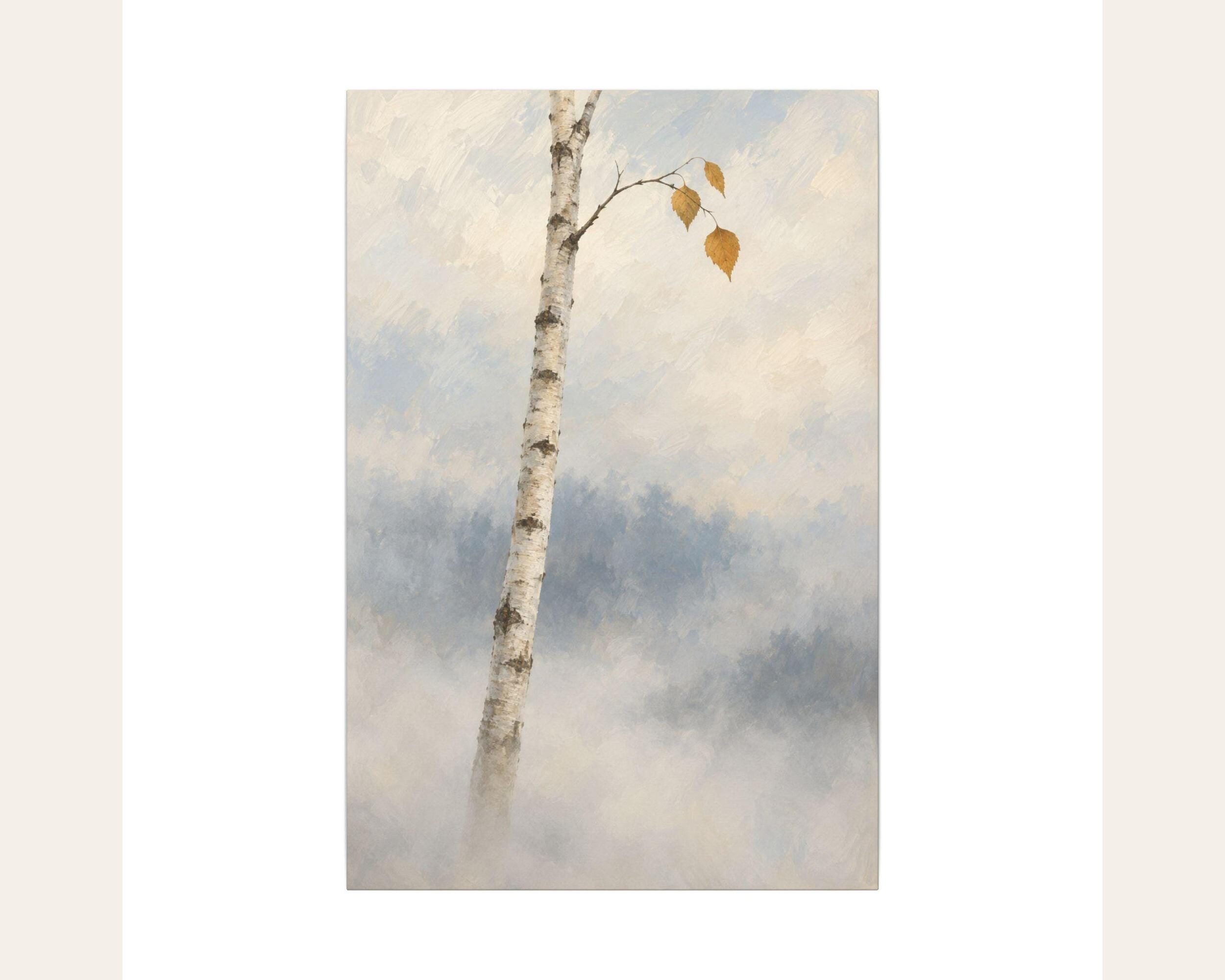 Birch in Cream Fog photo 3