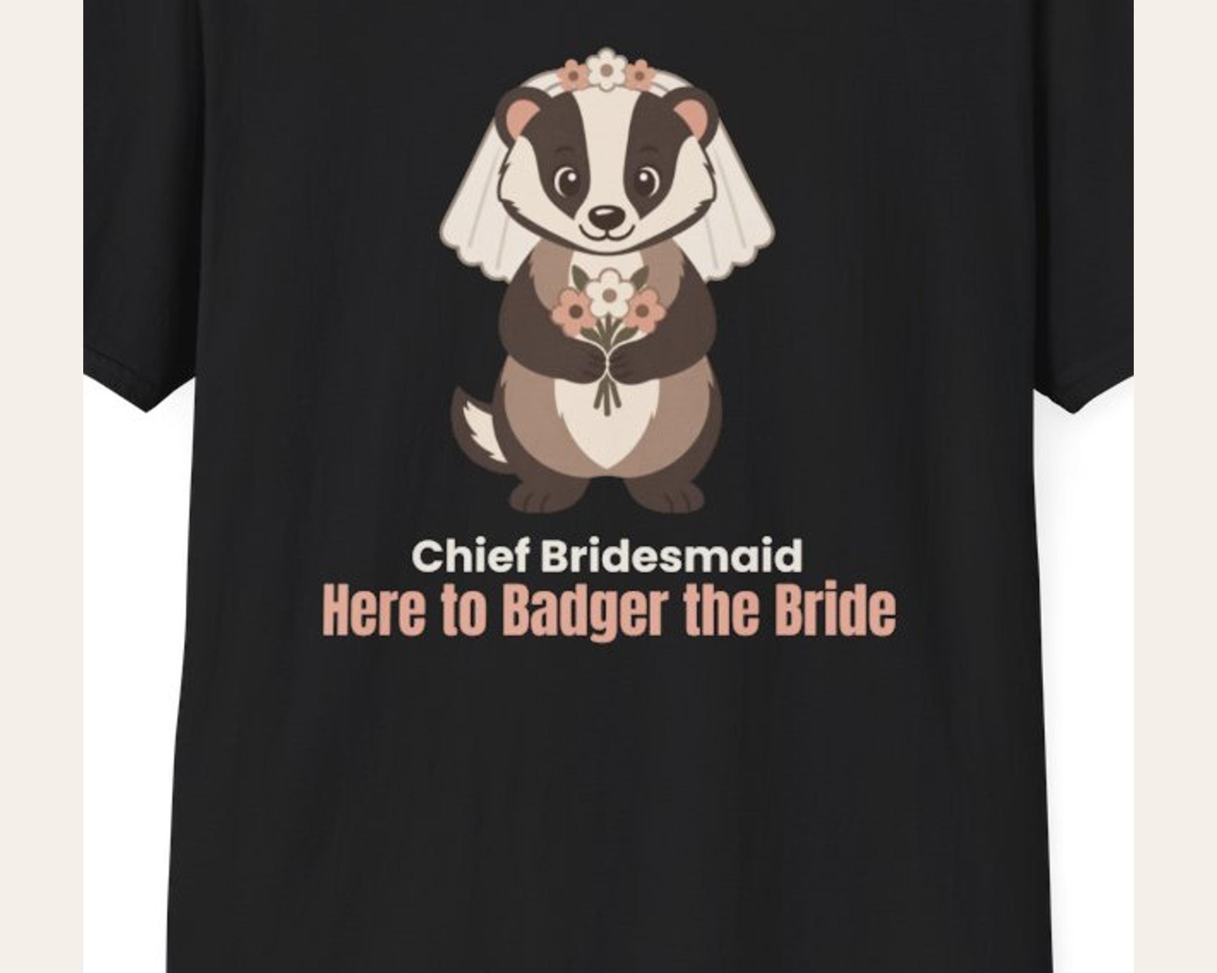 Bridesmaid Badger Tee photo 3