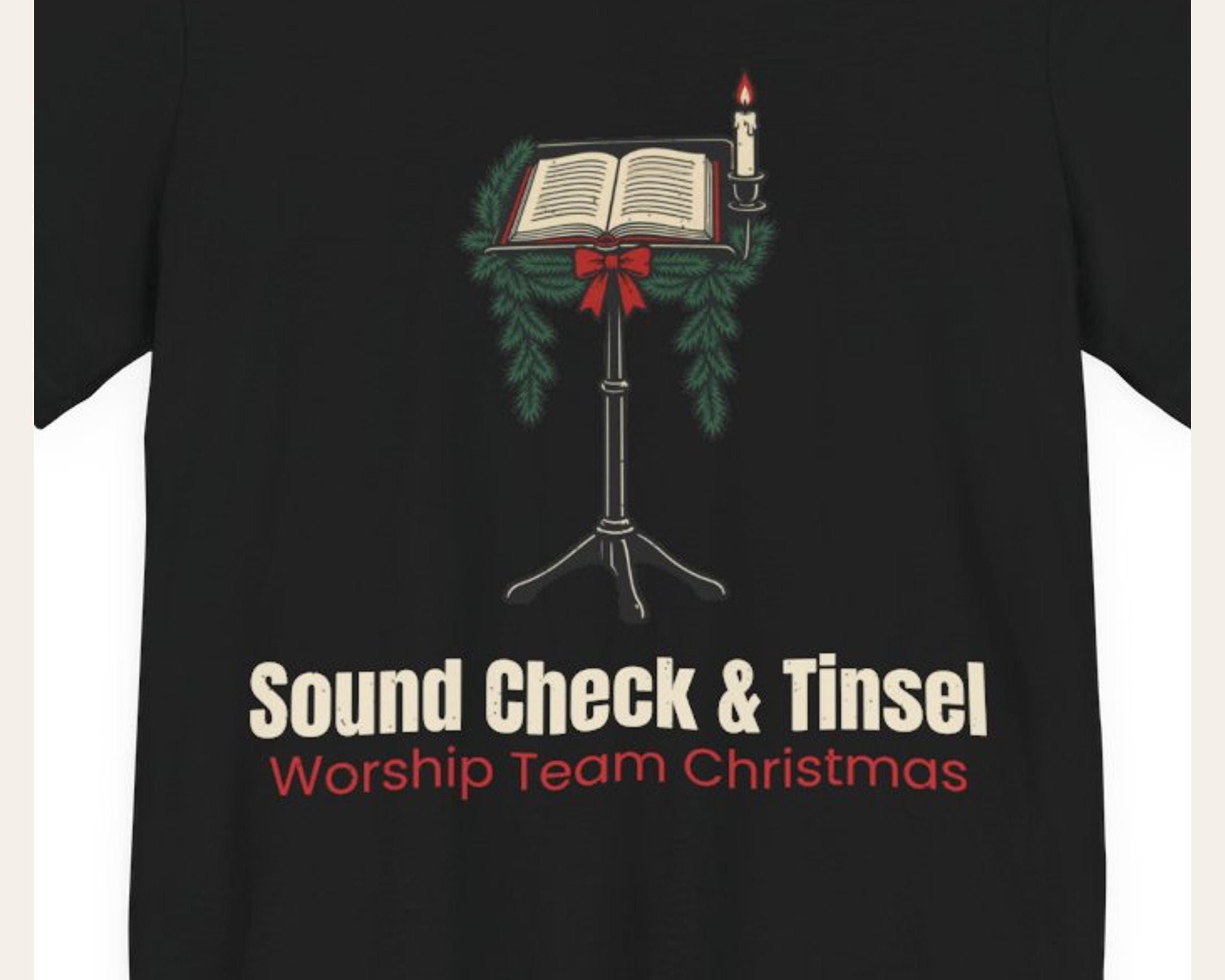 Worship Team Christmas Tee photo 3