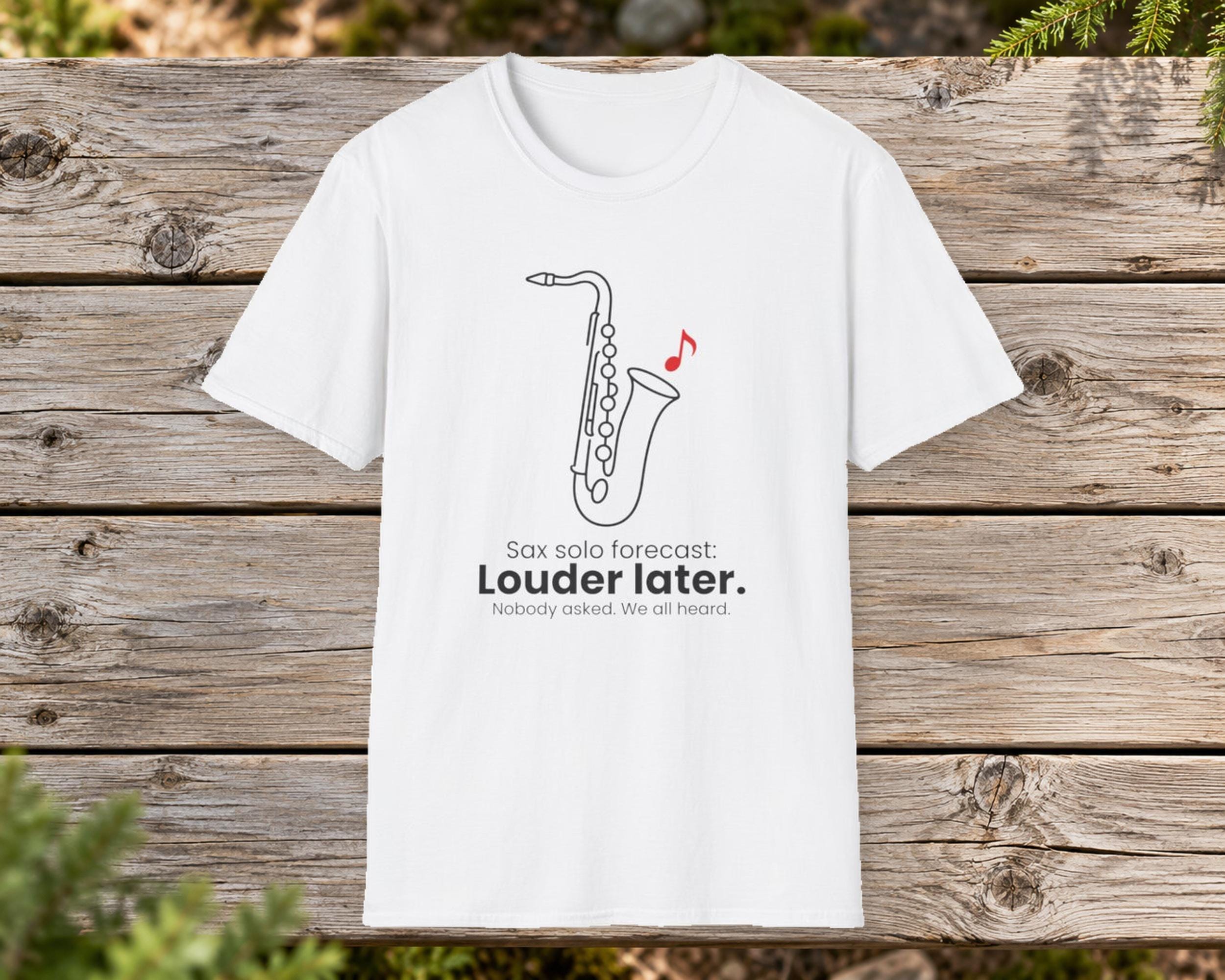 Sax Solo Forecast Tee photo 2