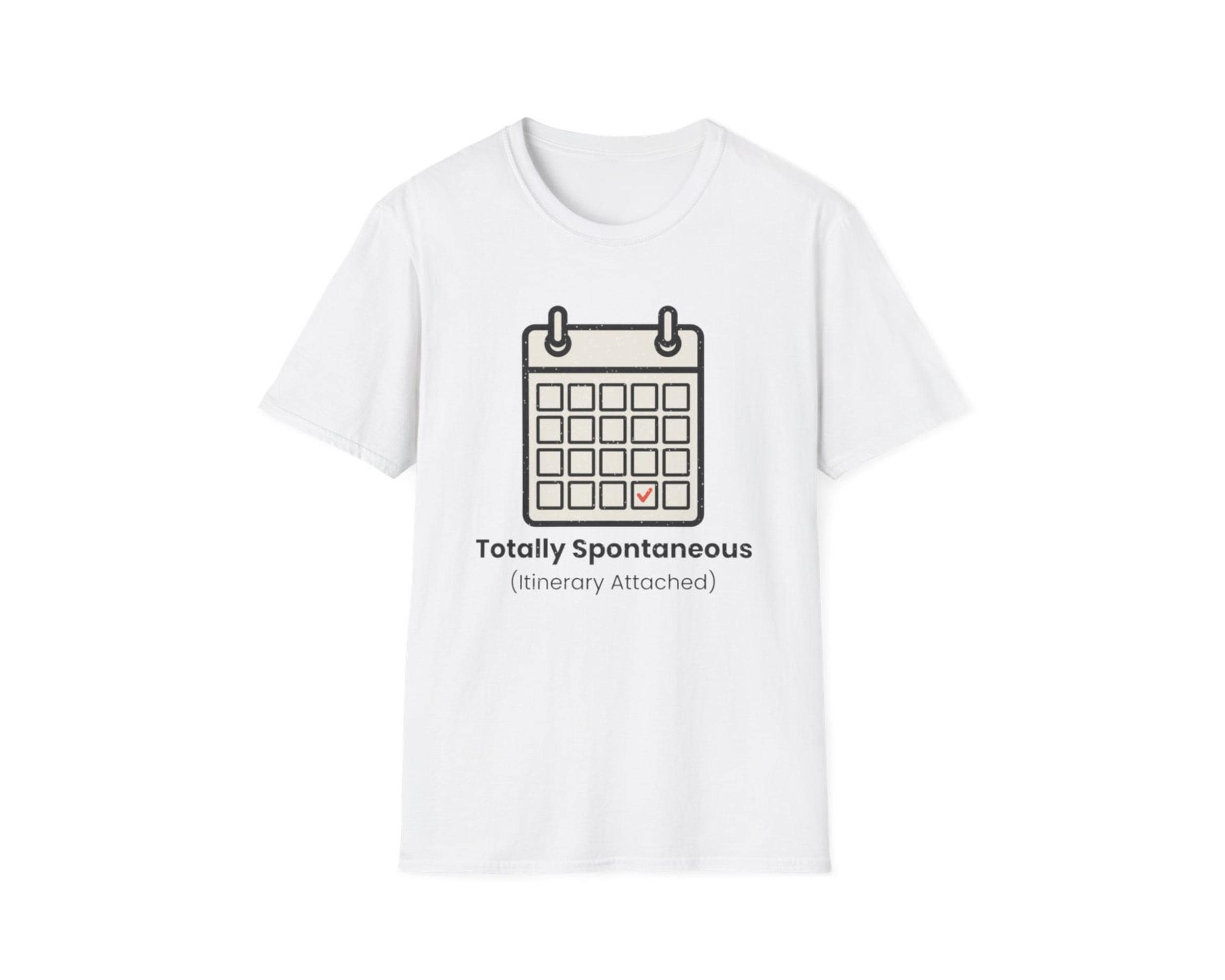 Totally Spontaneous Itinerary Tee photo 4