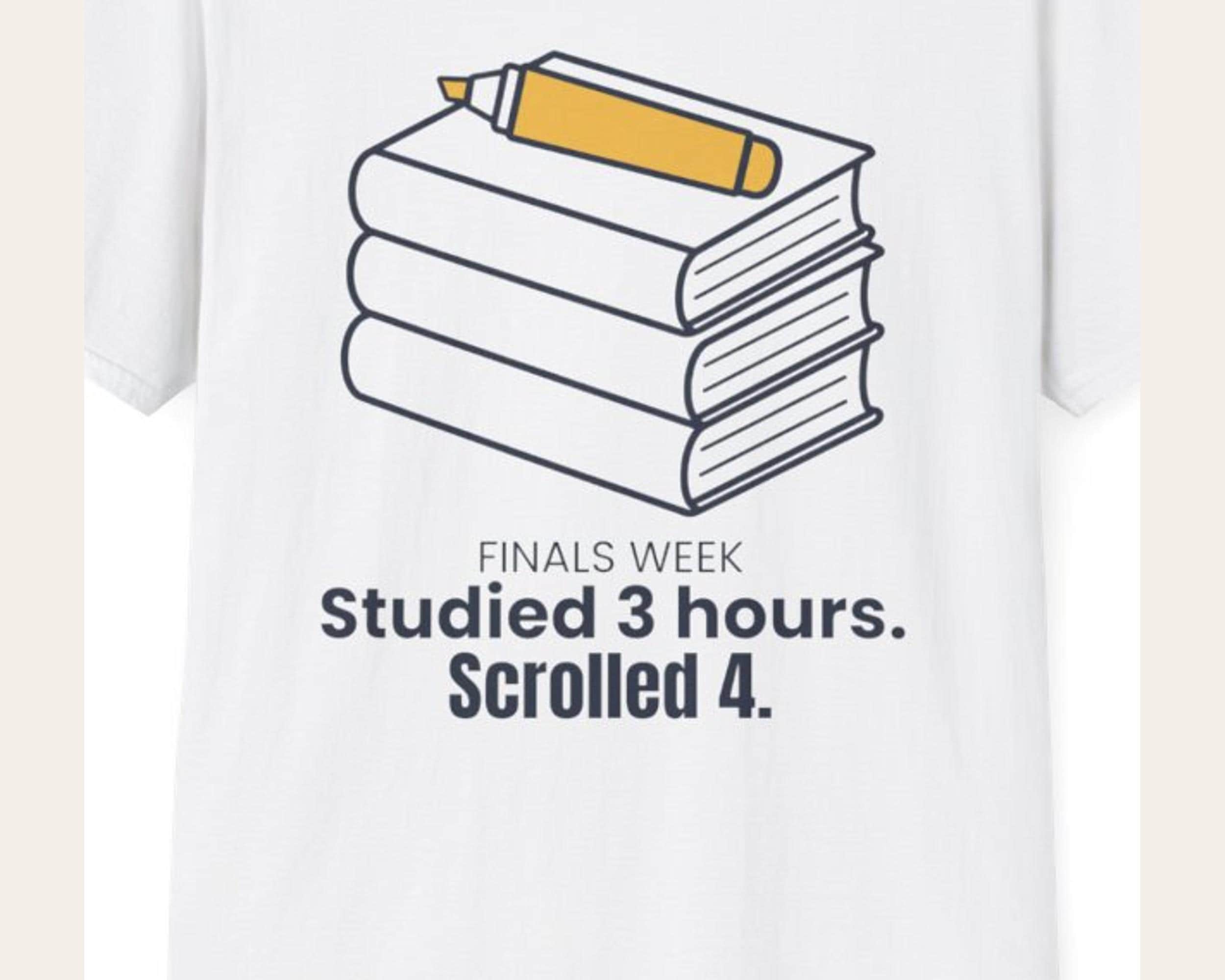 Finals Week Scroll Log Tee photo 3