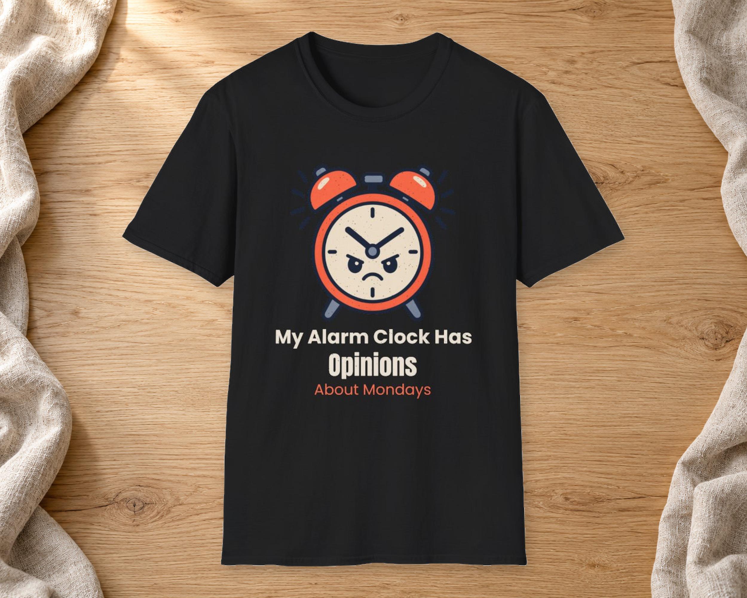 Alarm Clock Opinions Monday Tee photo 2