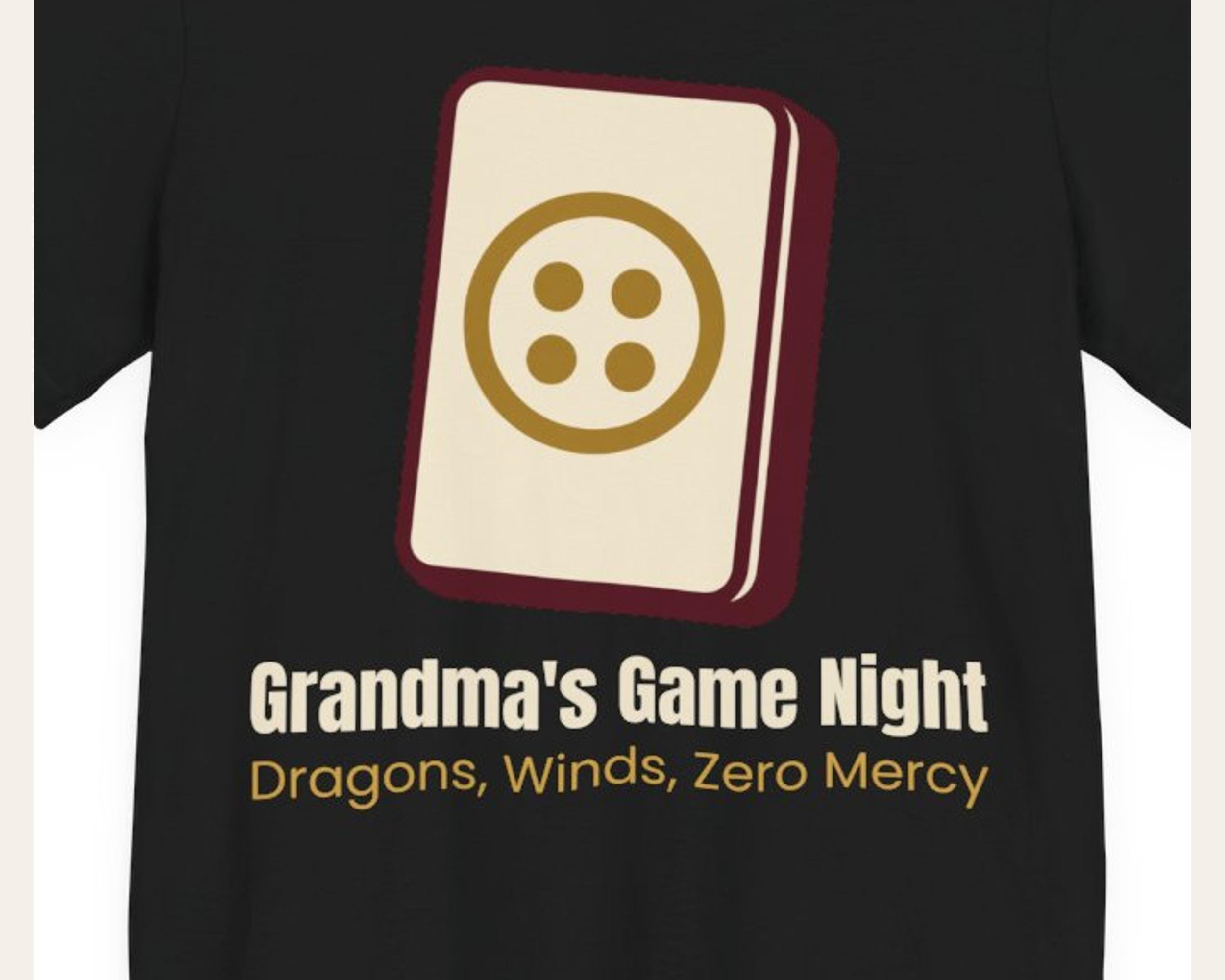 Grandma's Game Night Mahjong Tee photo 3