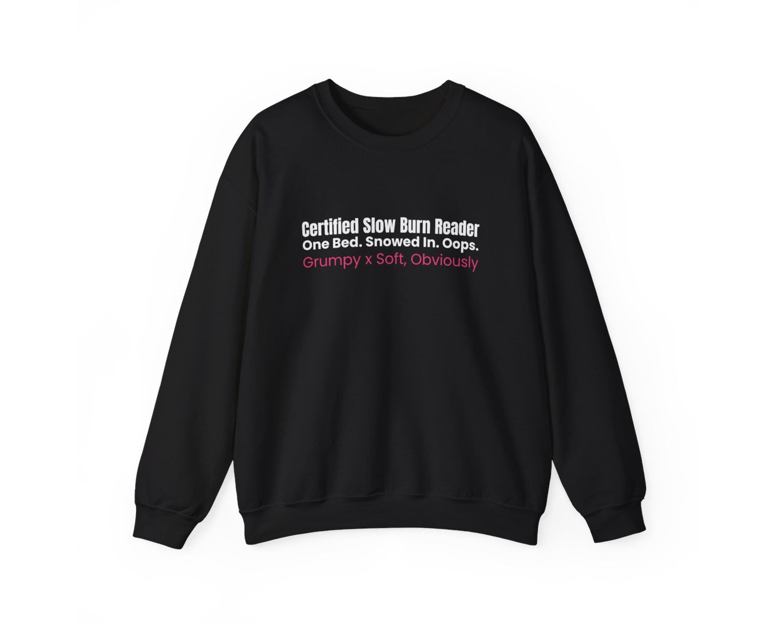 Slow Burn Trope Reader Sweatshirt photo 4