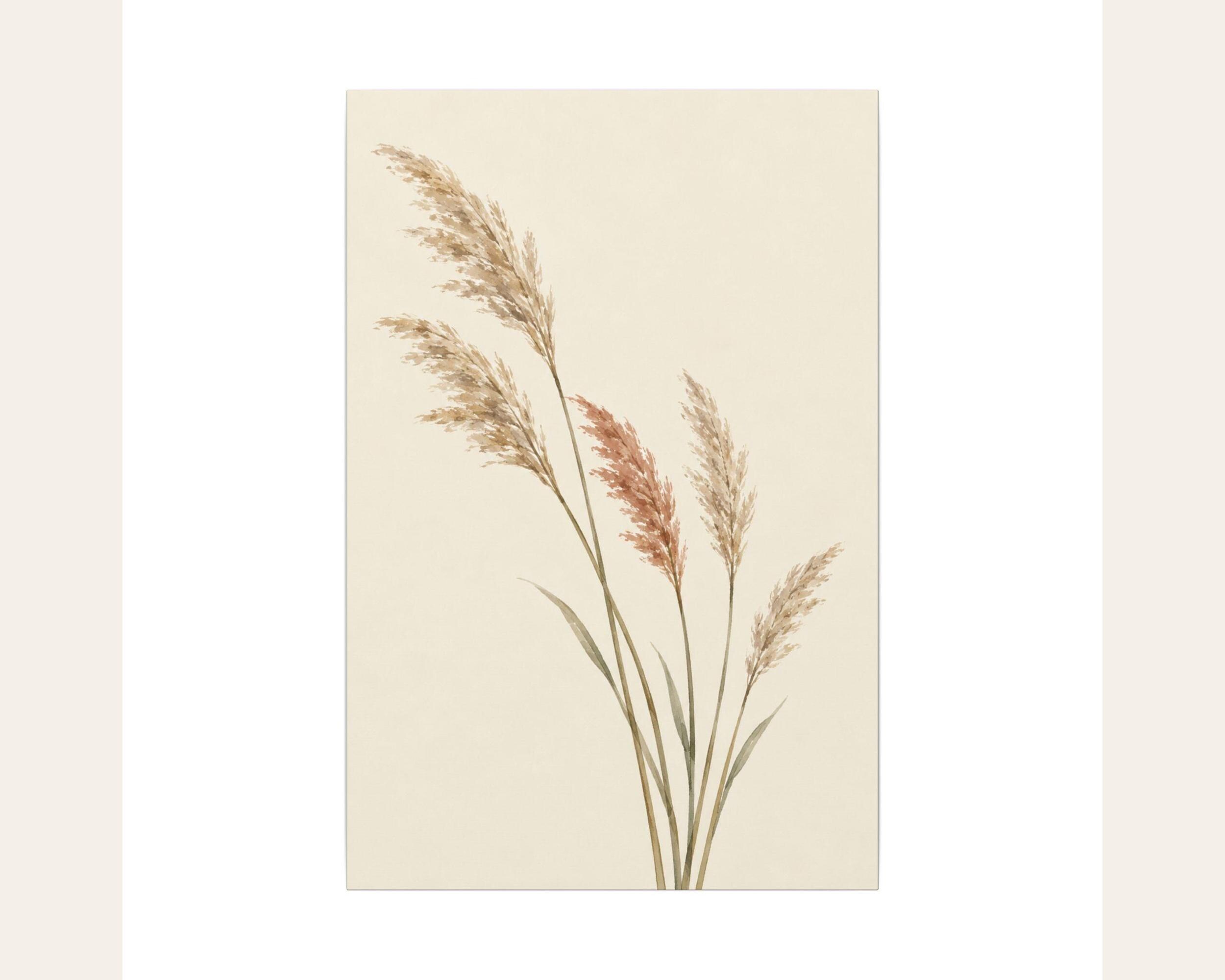 Oat Grass Vertical Canvas photo 3