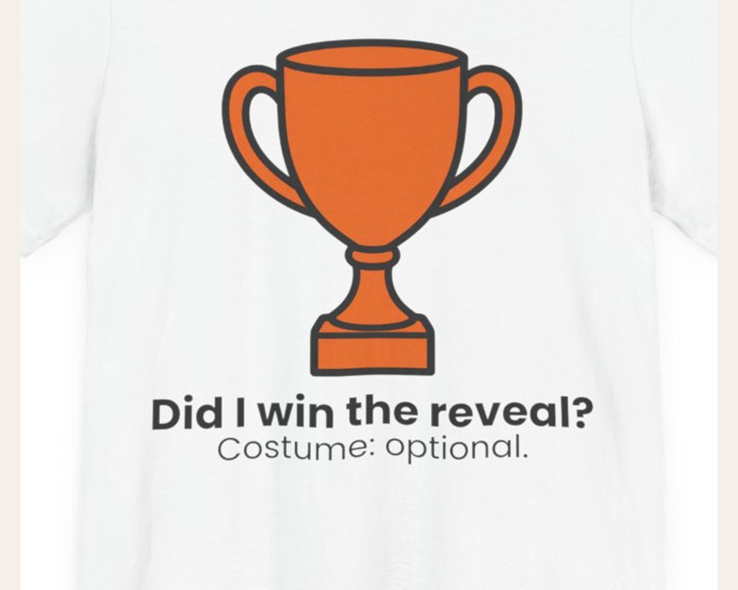 Costume Reveal Winner Tee photo 3