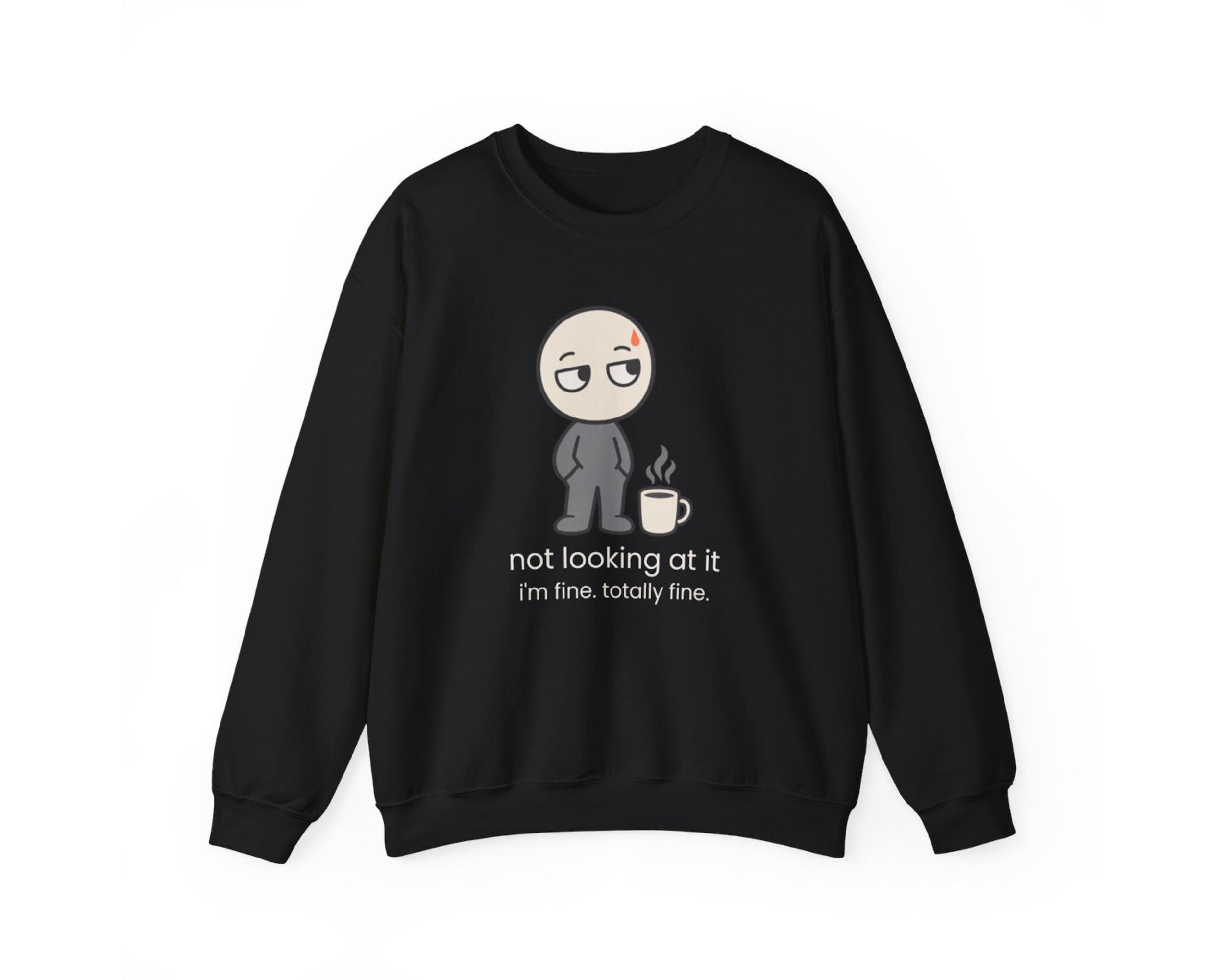 Not Looking At It Sweatshirt photo 4