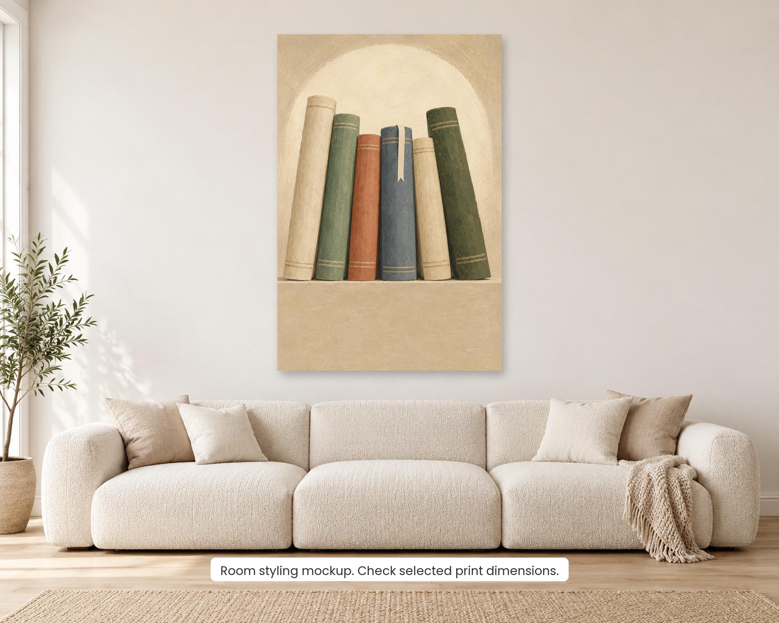 Stacked Spines Reading Print photo 2