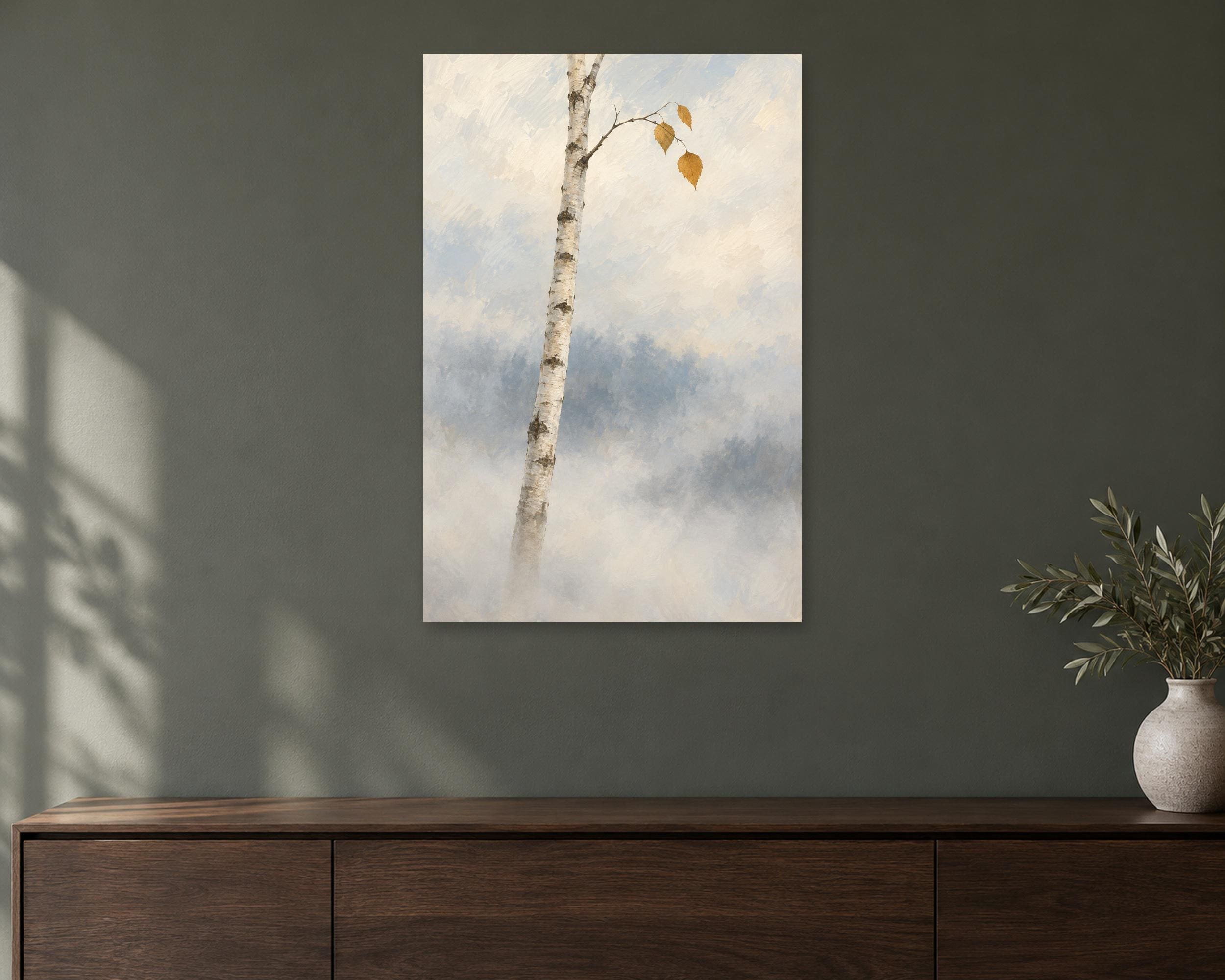 Birch in Cream Fog photo 1