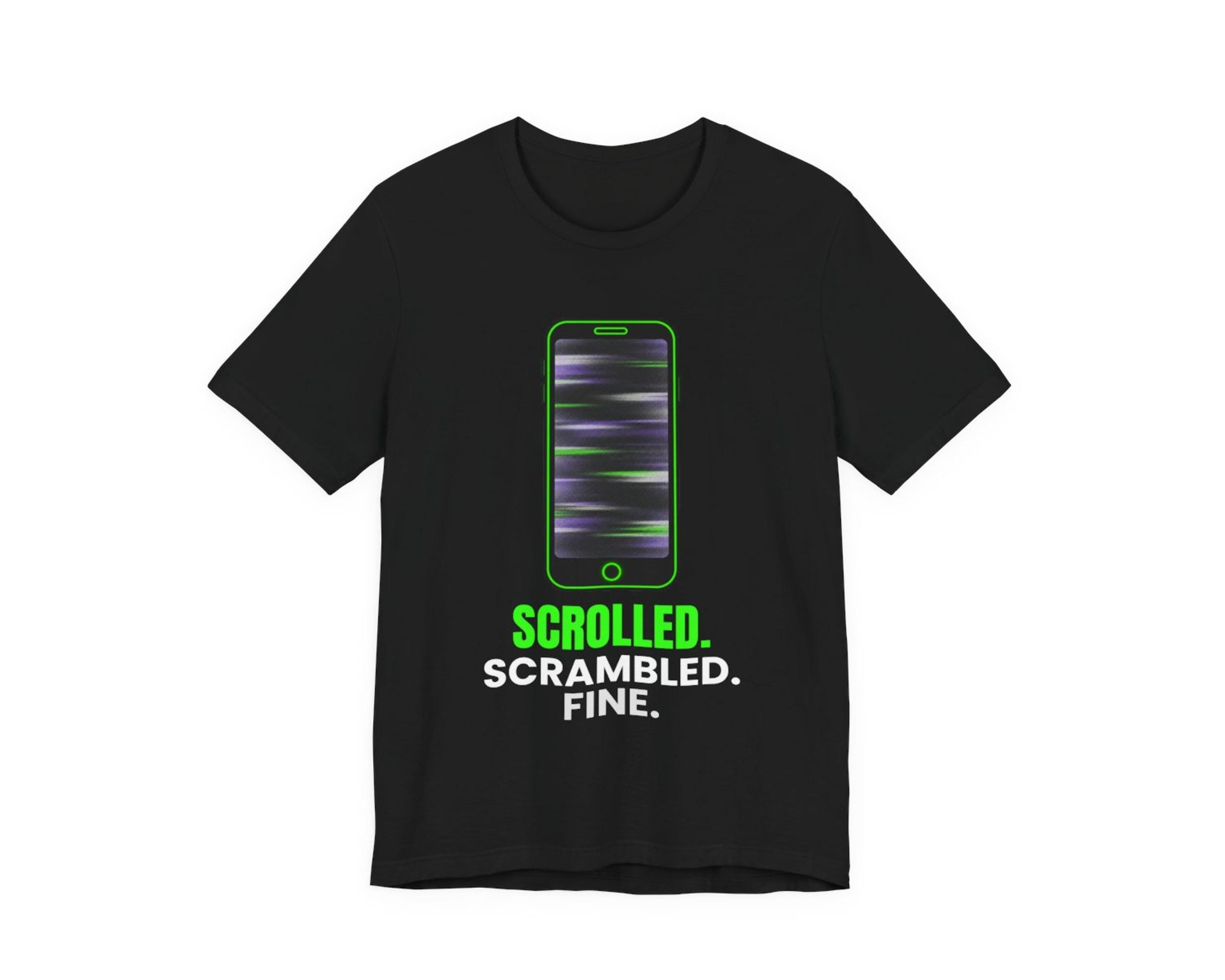 Scrolled Scrambled Fine Tee photo 4