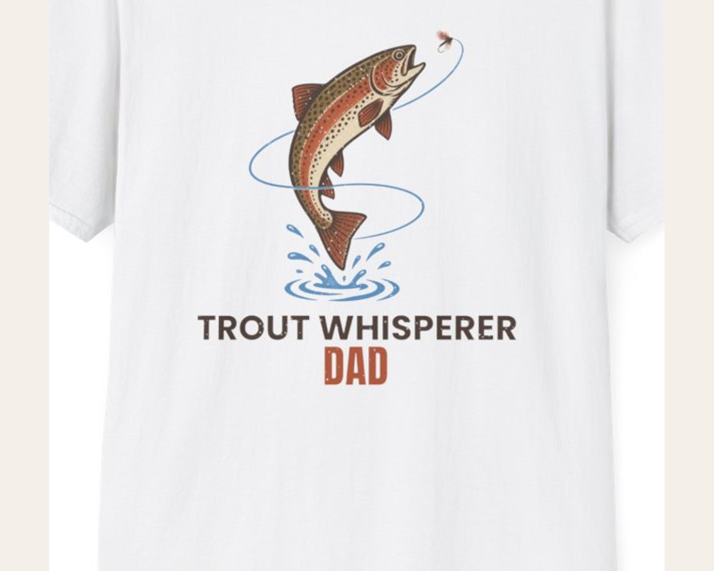 Trout Whisperer Dad Tee photo 3
