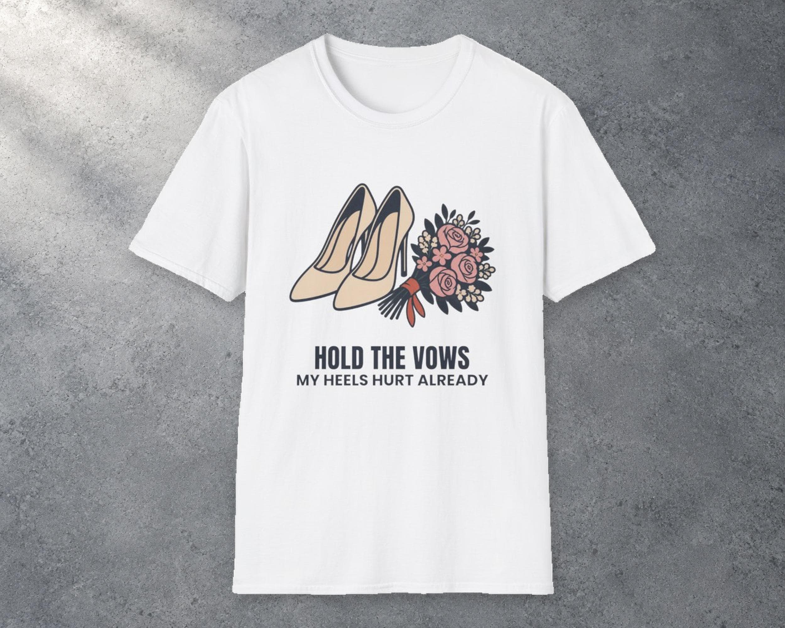 Hold the Vows Bridesmaid Tee photo 1