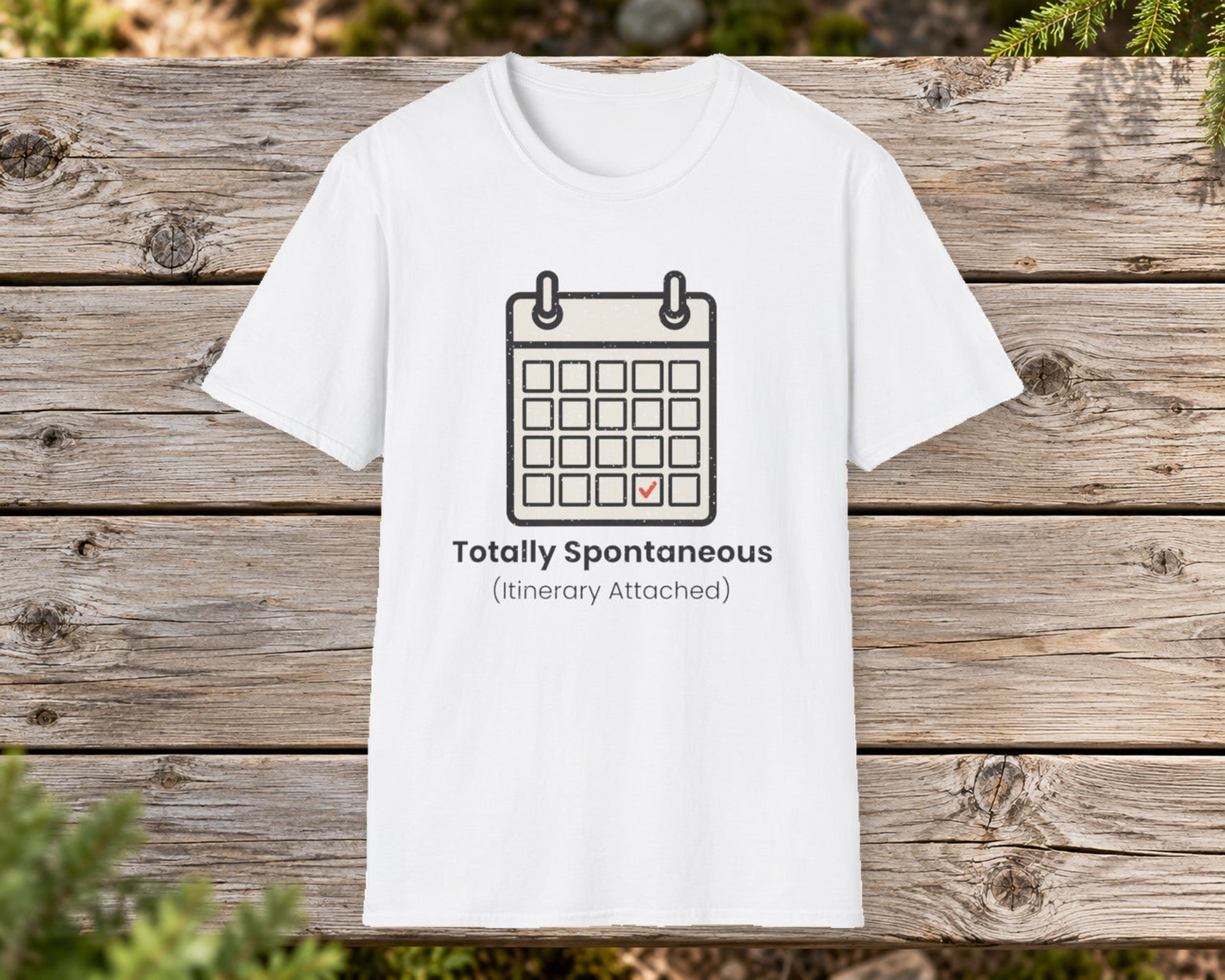 Totally Spontaneous Itinerary Tee photo 2