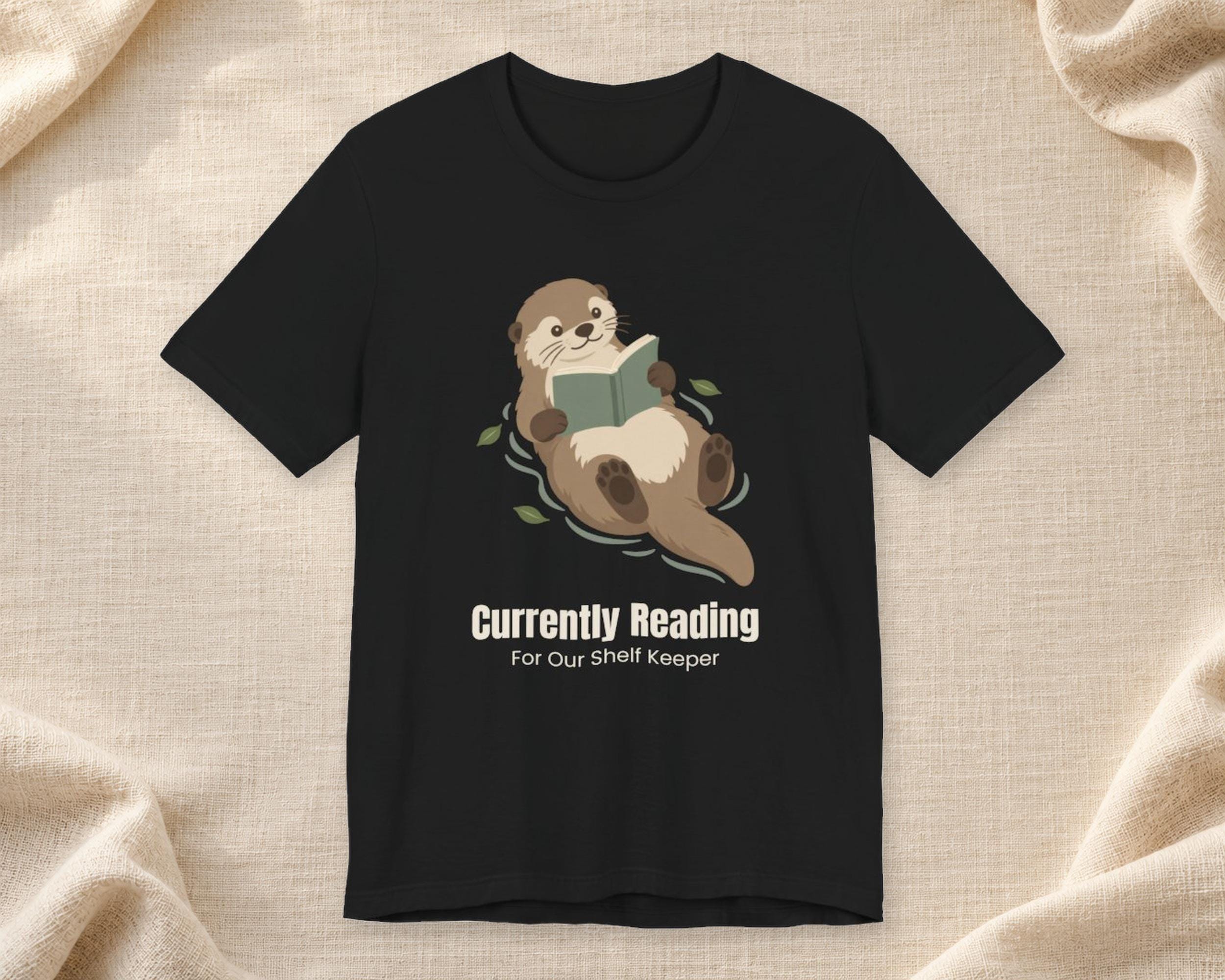 Otter Reading Tee for Librarians photo 2