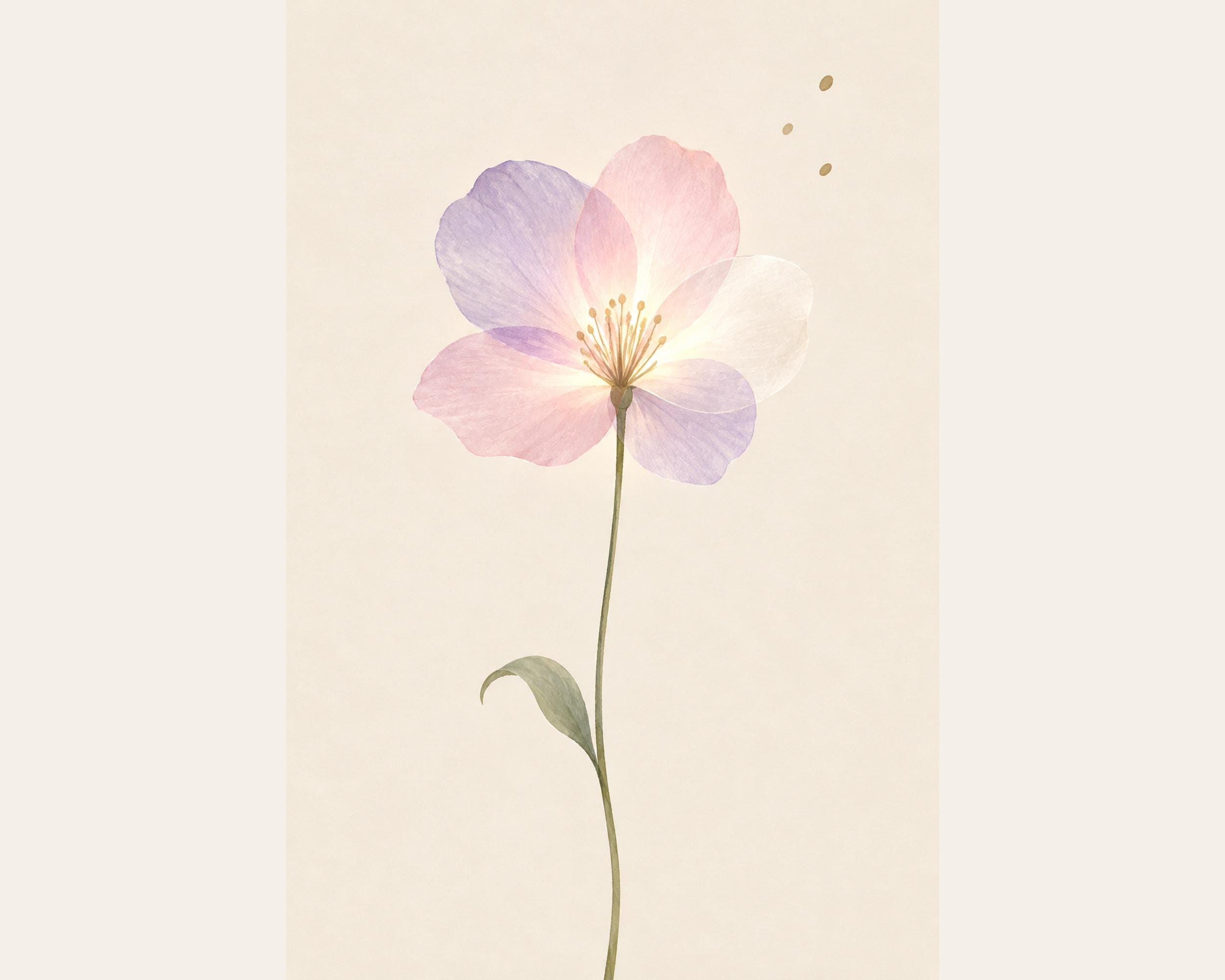 Lavender Single Stem Poster photo 4