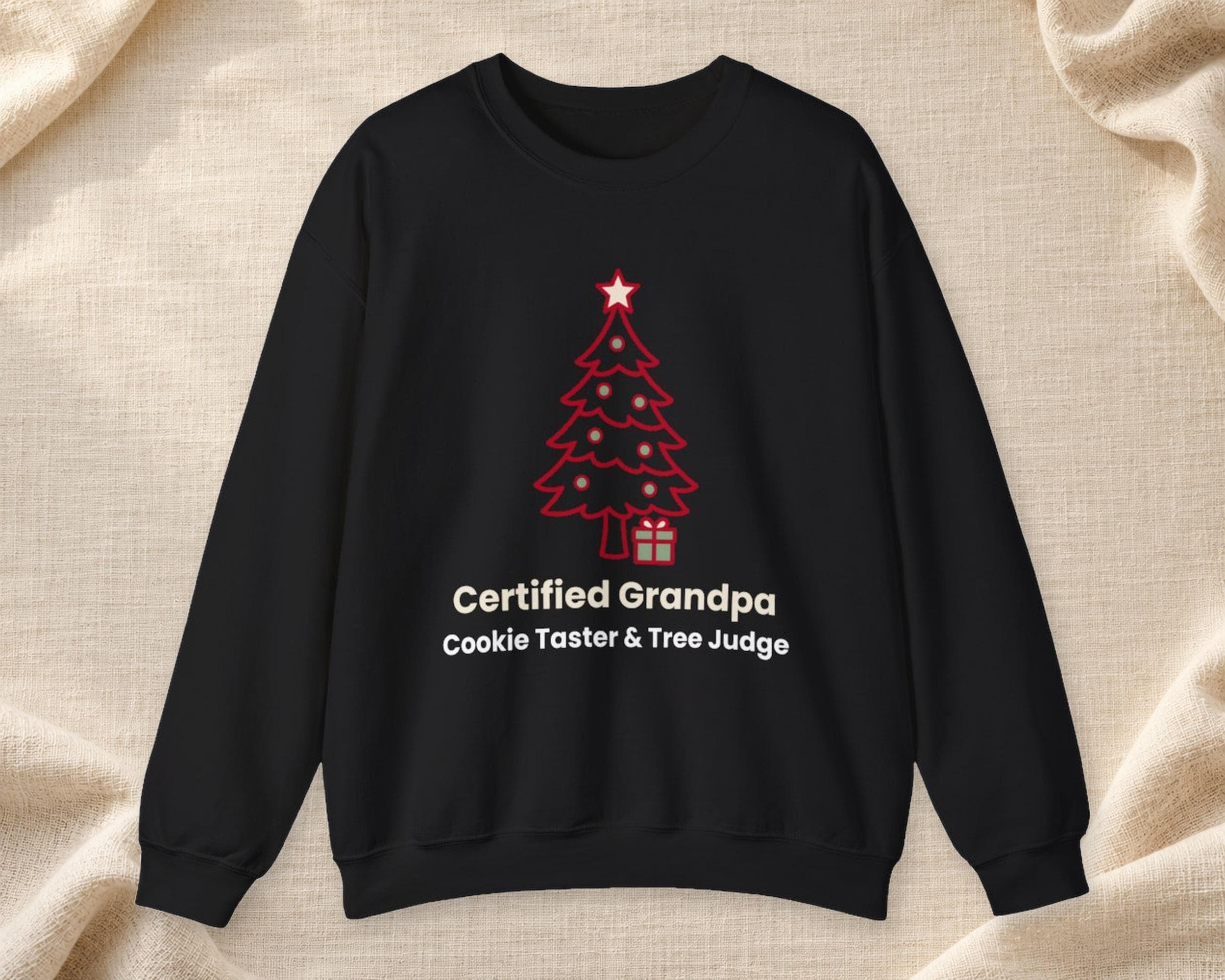 Certified Grandpa Christmas Sweatshirt photo 1