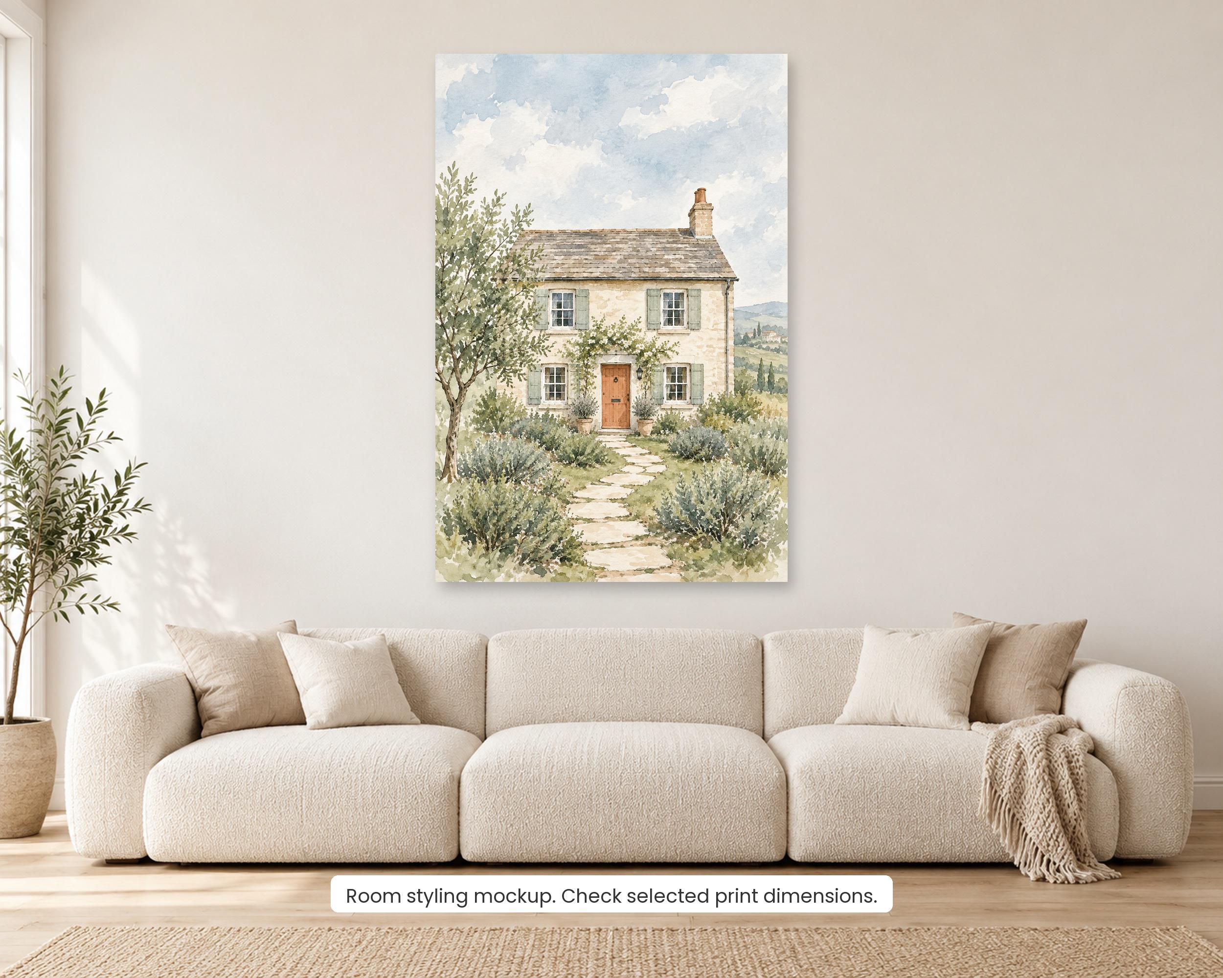 Garden Path Cottage Canvas photo 2