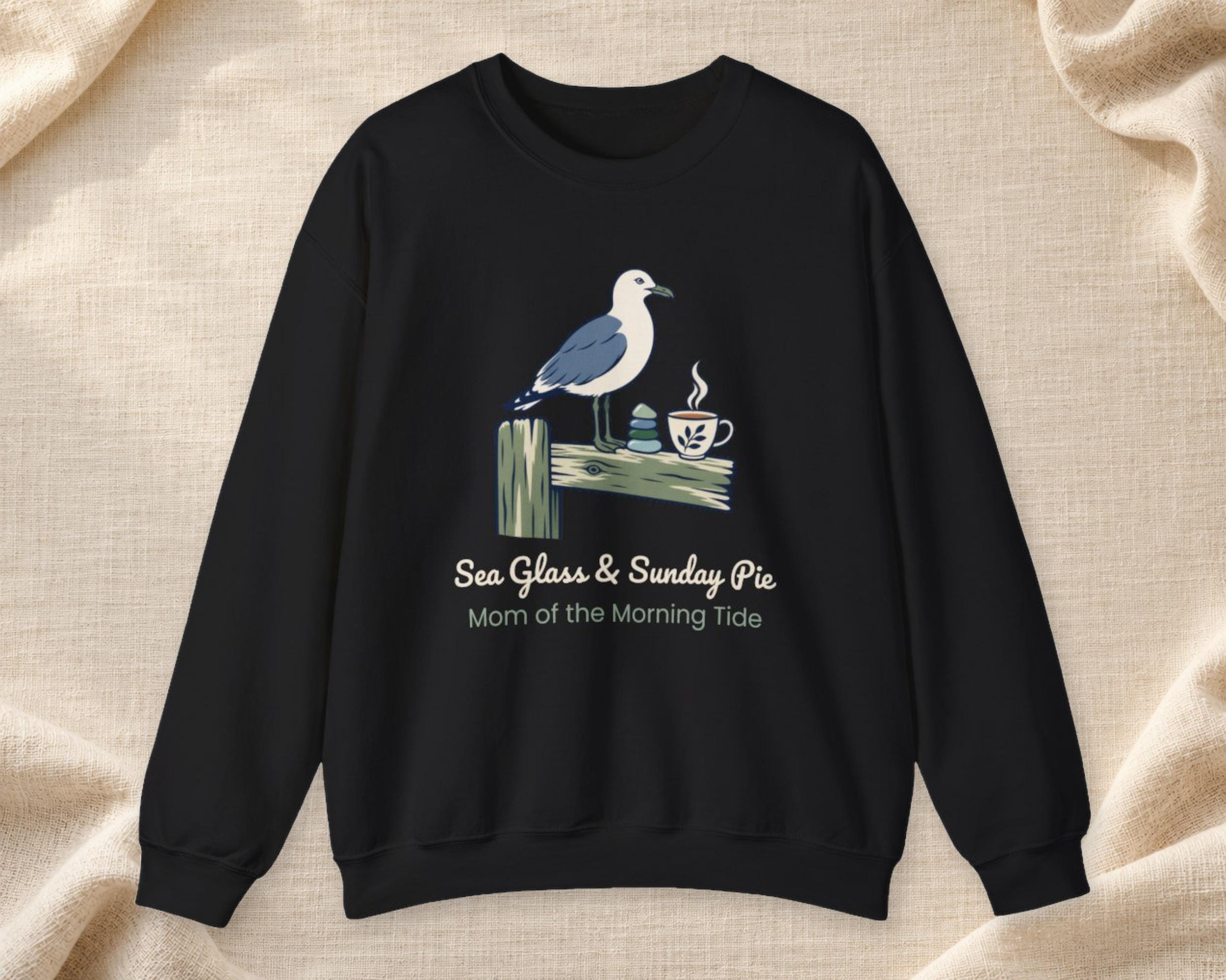 Sea Glass and Sunday Pie Sweatshirt photo 2