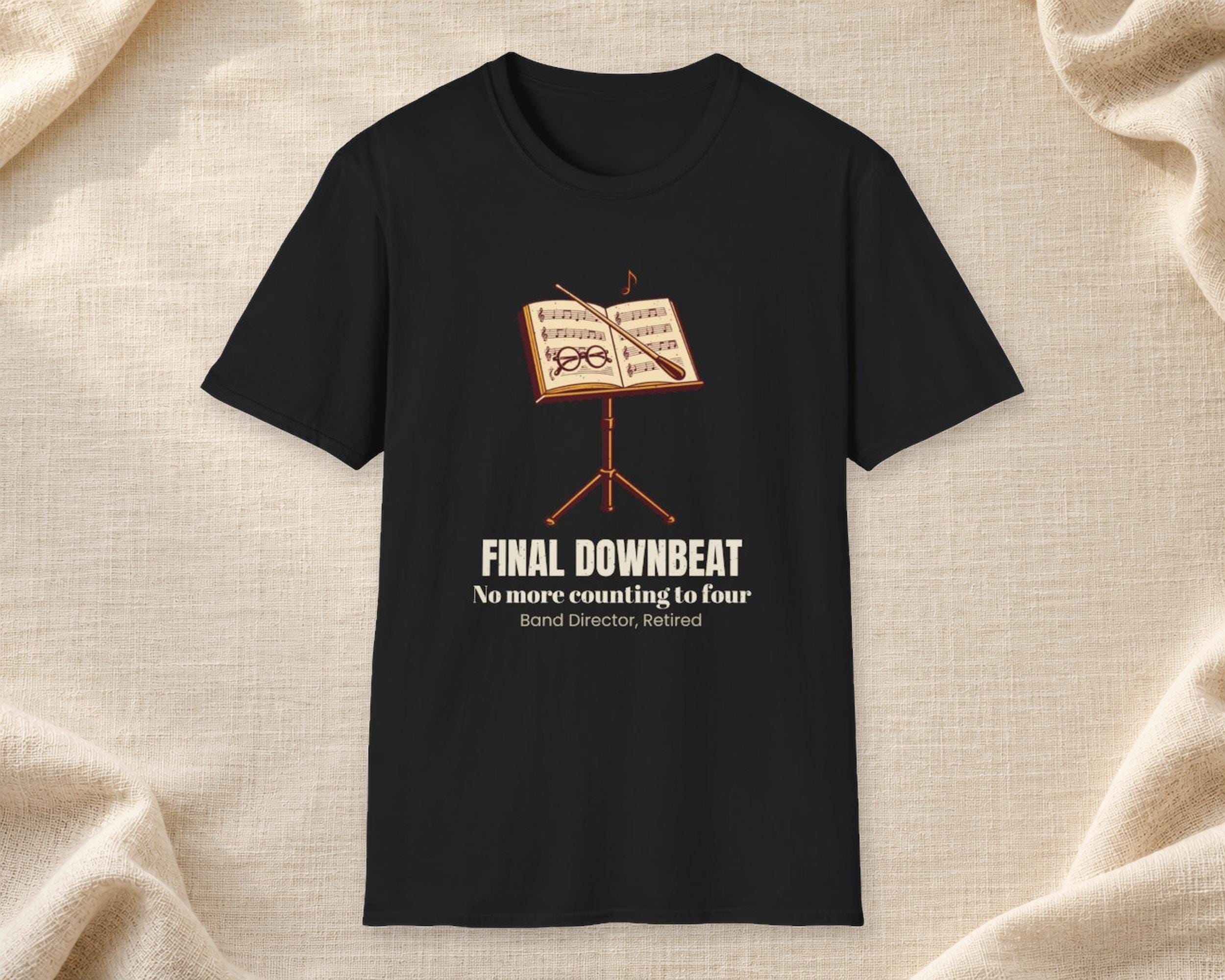 Final Downbeat Band Director Retirement Tee photo 1