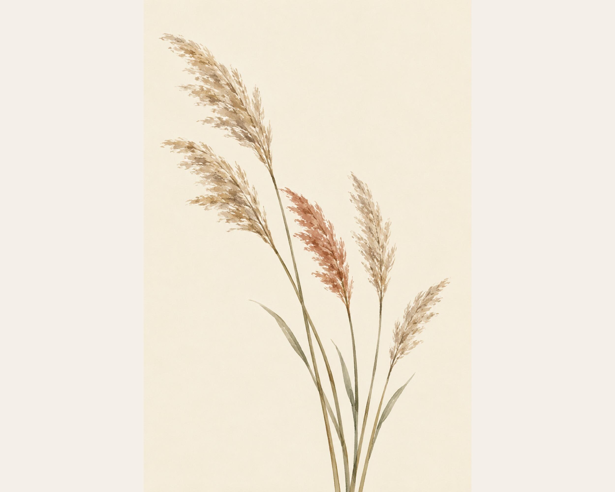 Oat Grass Vertical Canvas photo 4