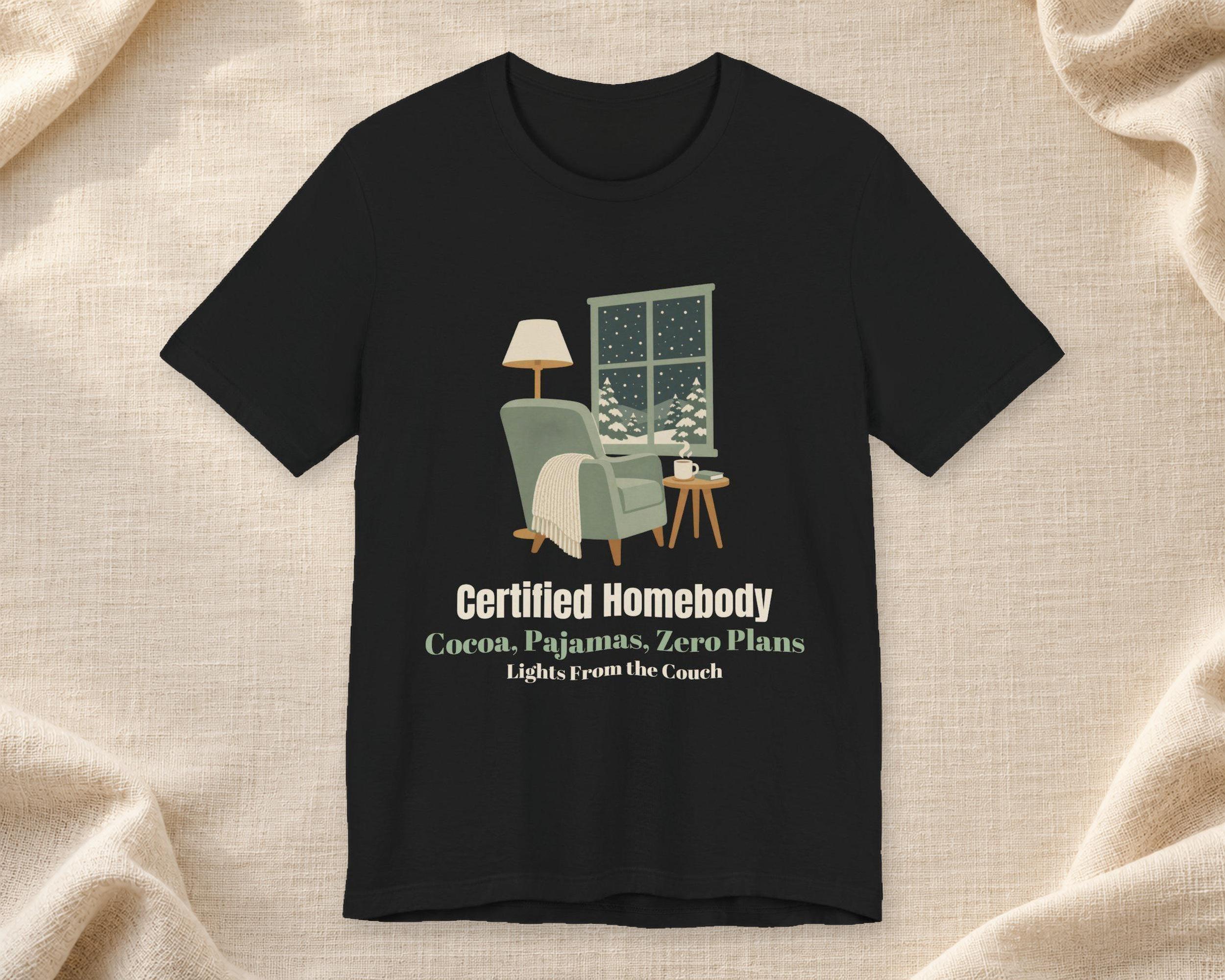 Certified Homebody Christmas Tee photo 4