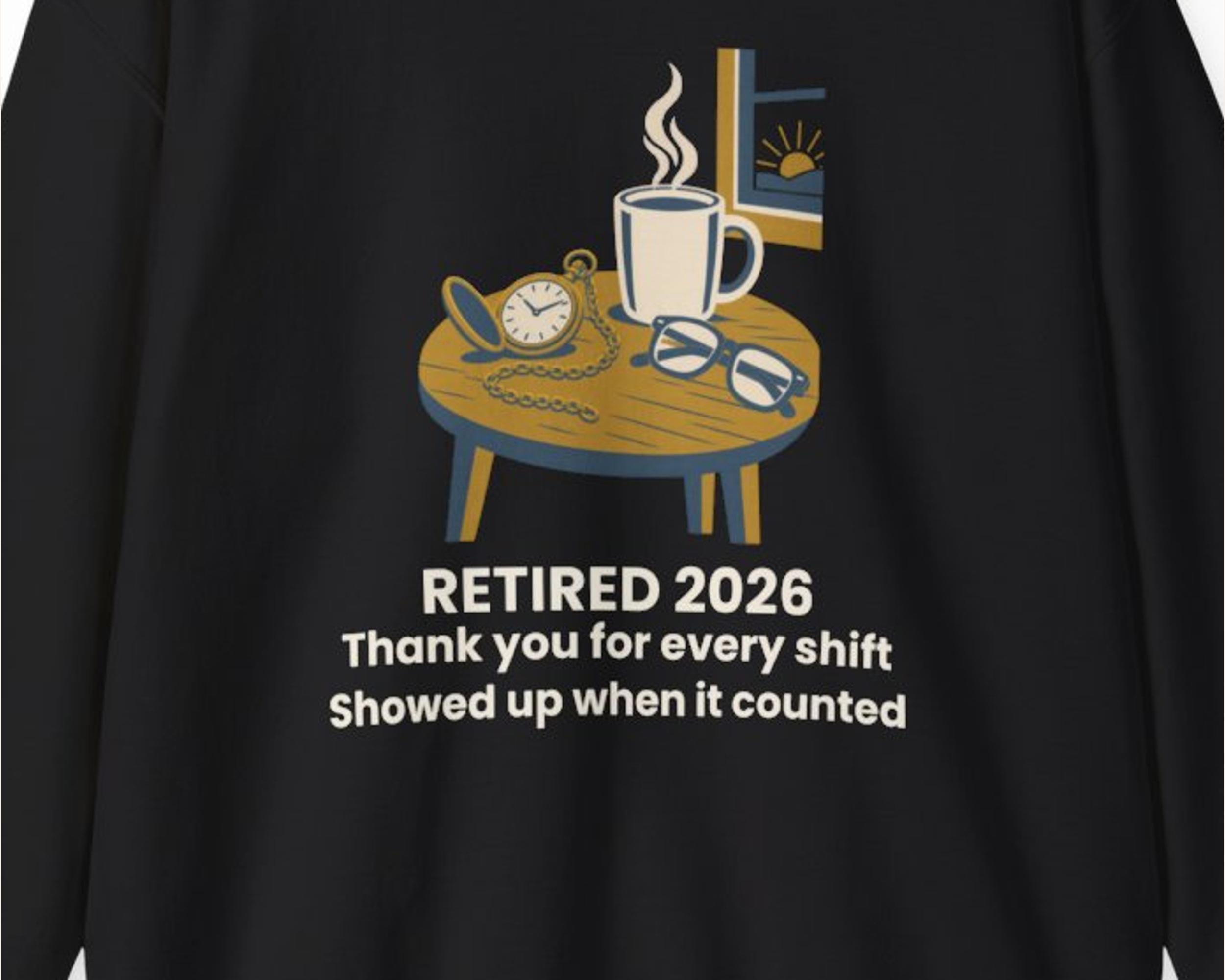 Retired Police Officer Crewneck photo 3