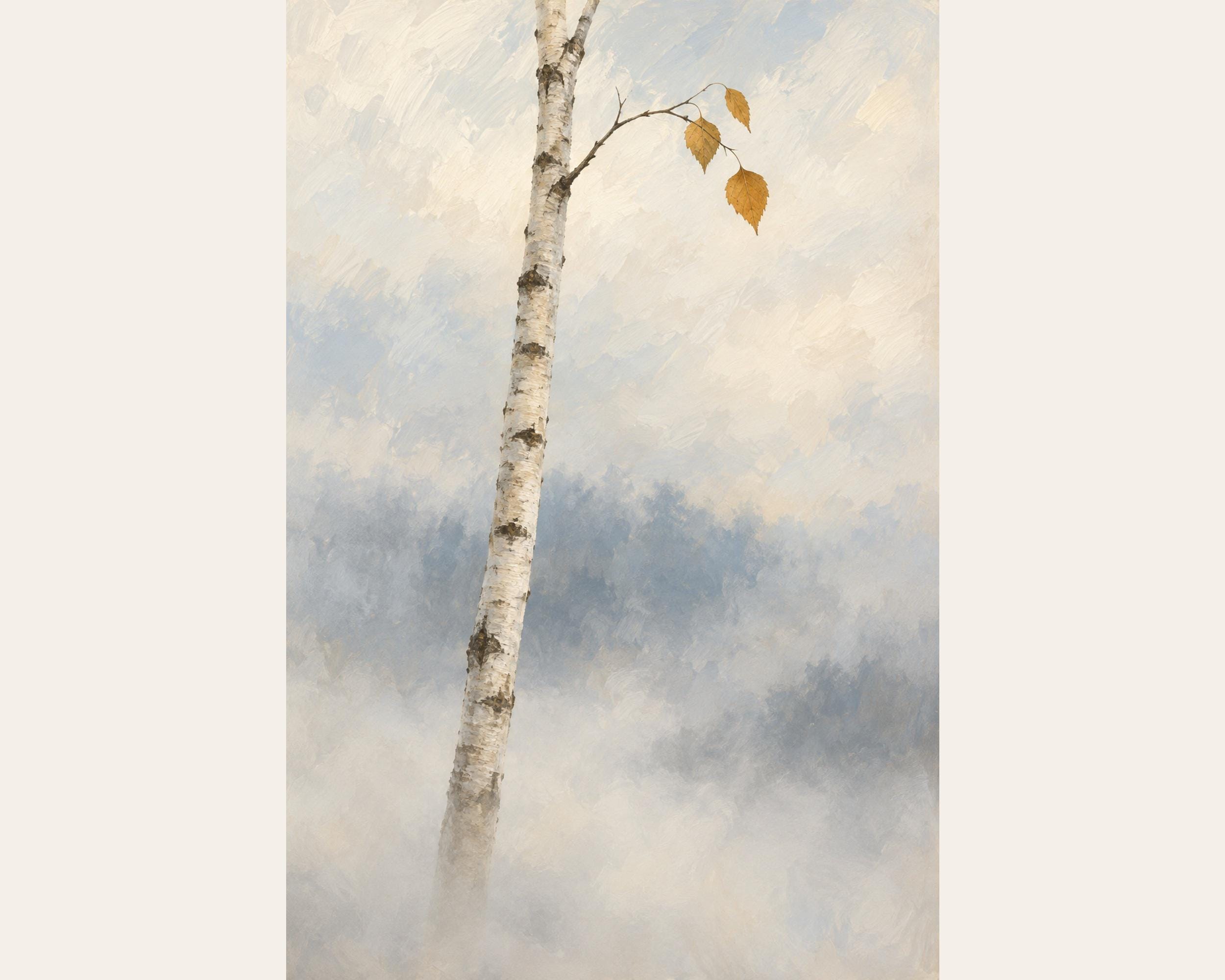 Birch in Cream Fog photo 4