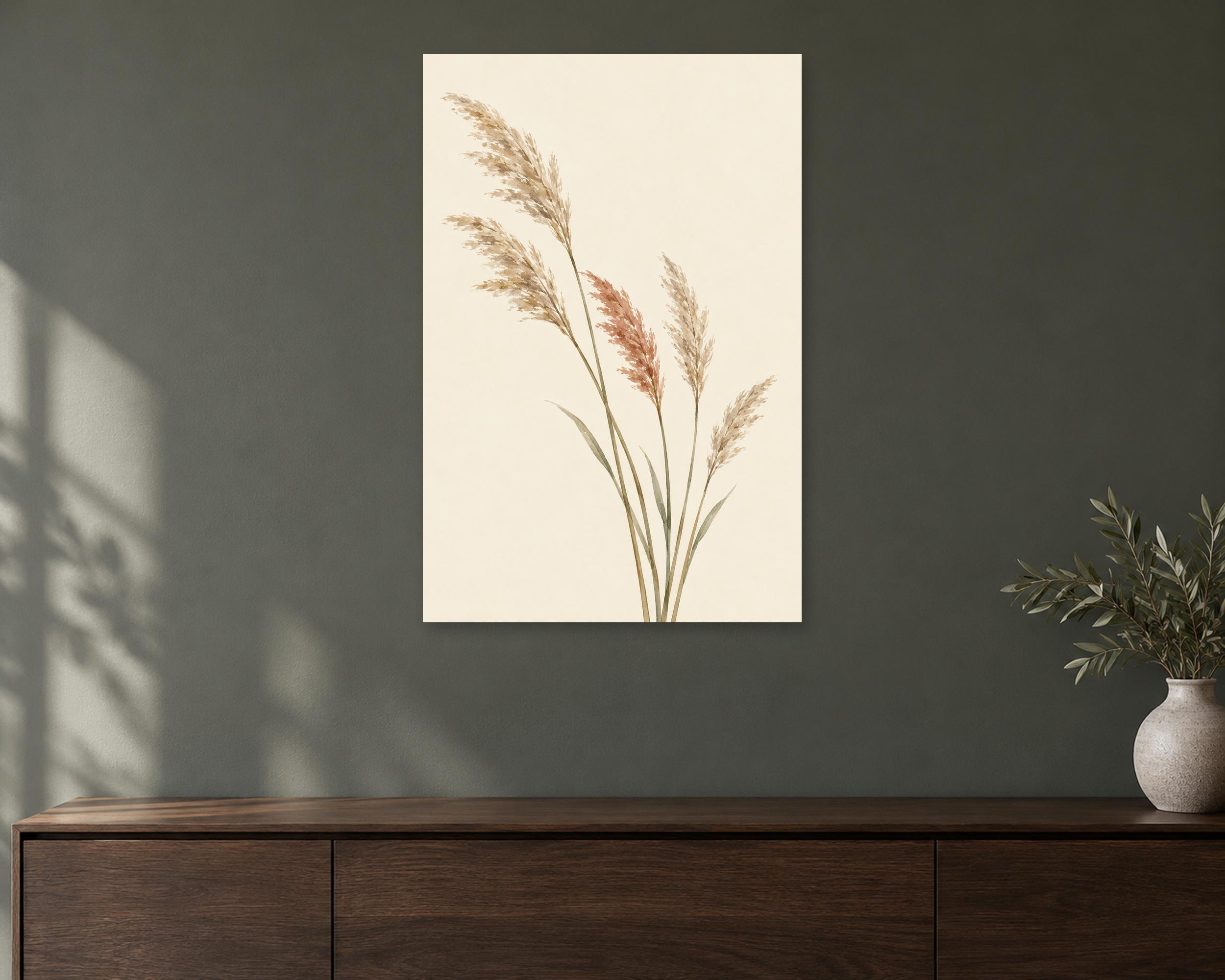 Oat Grass Vertical Canvas photo 1