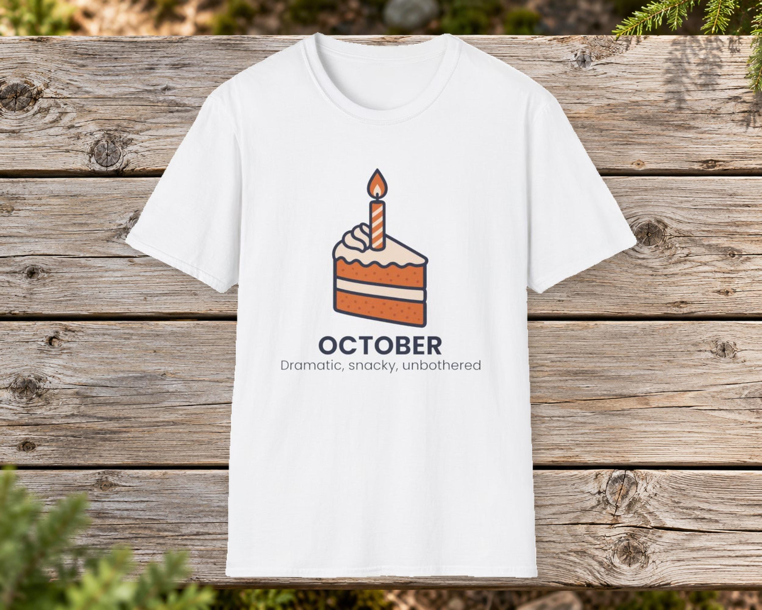 October Birthday Joke Tee photo 2