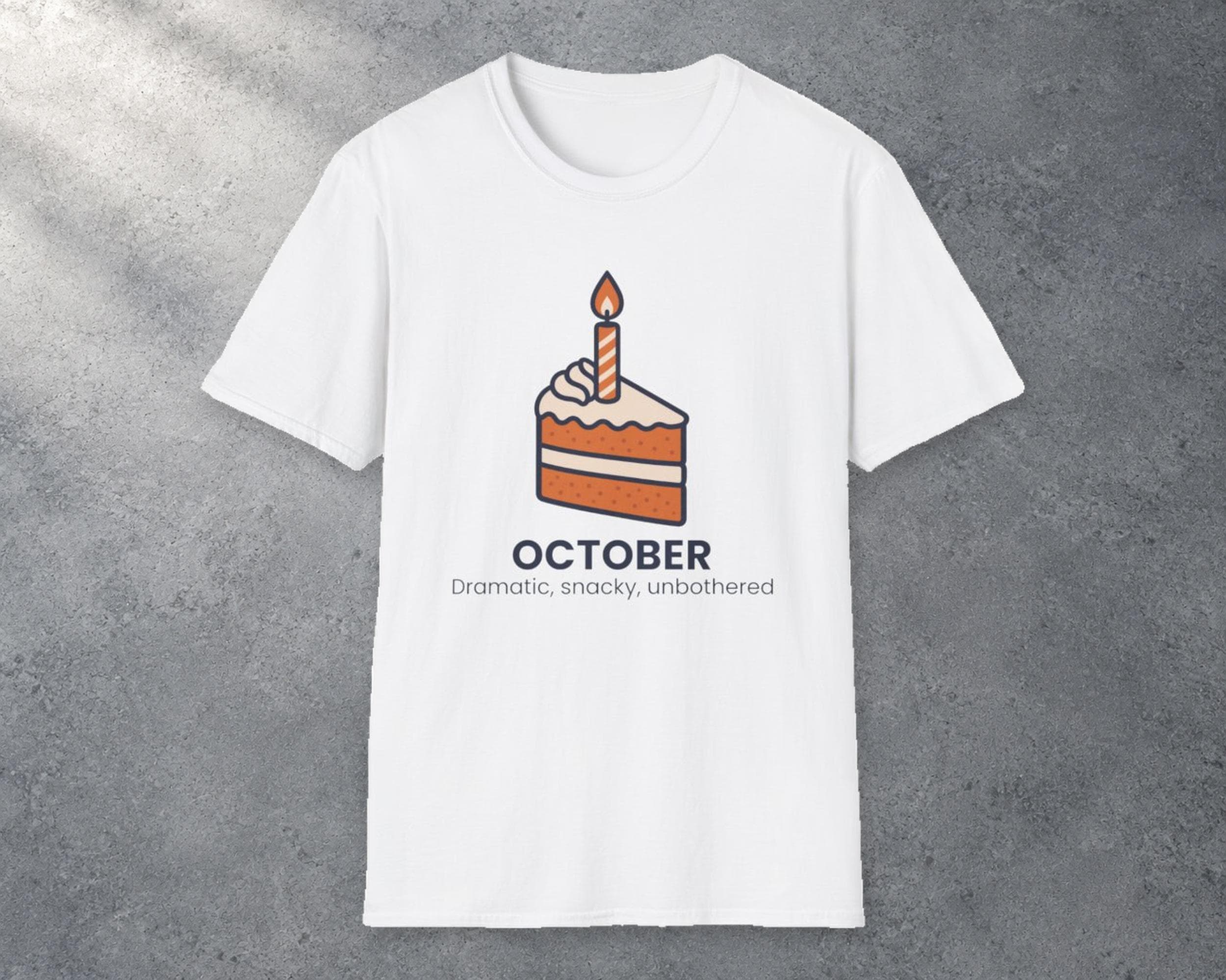 October Birthday Joke Tee photo 1