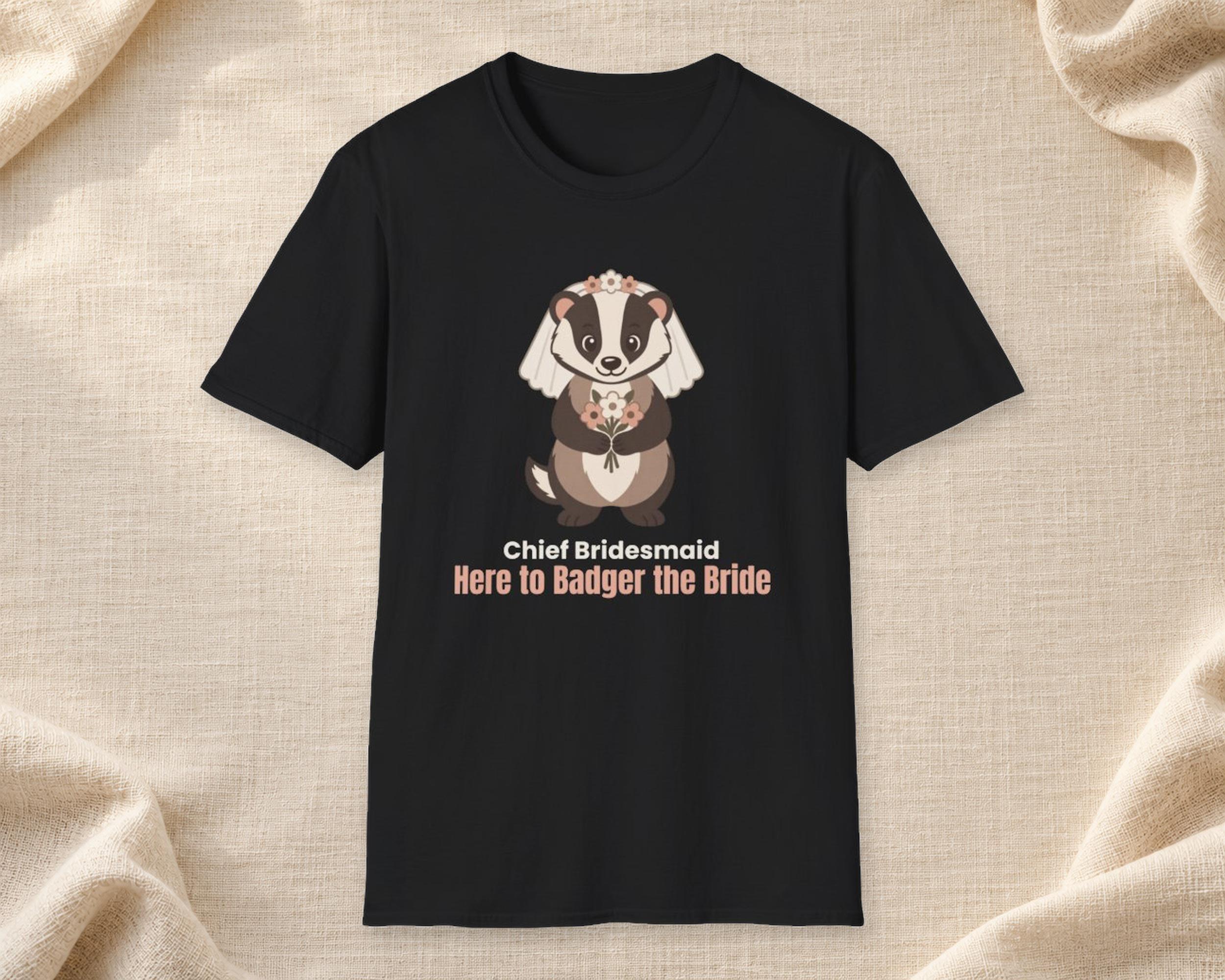 Bridesmaid Badger Tee photo 2