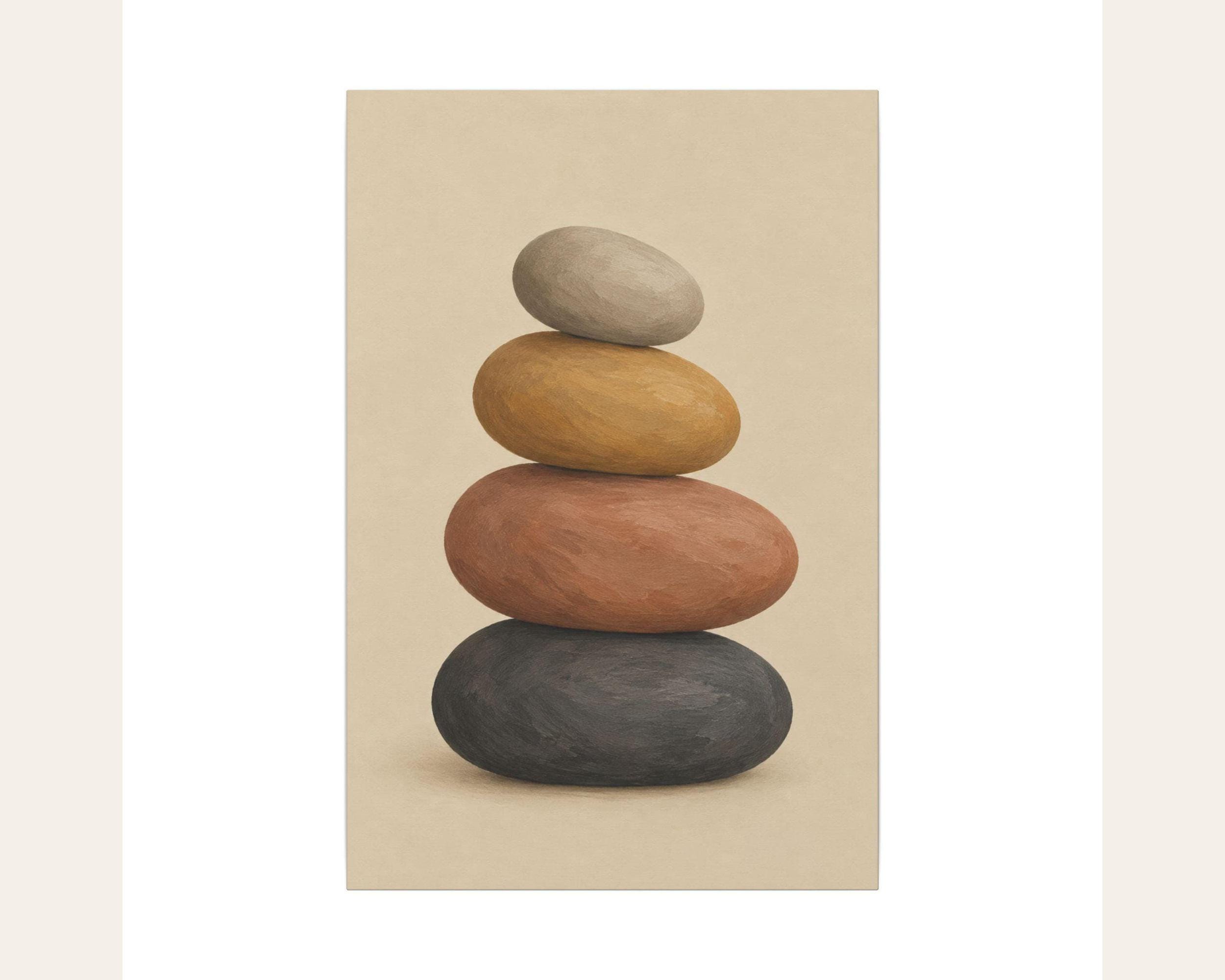 Stacked Stone Oat Canvas photo 3