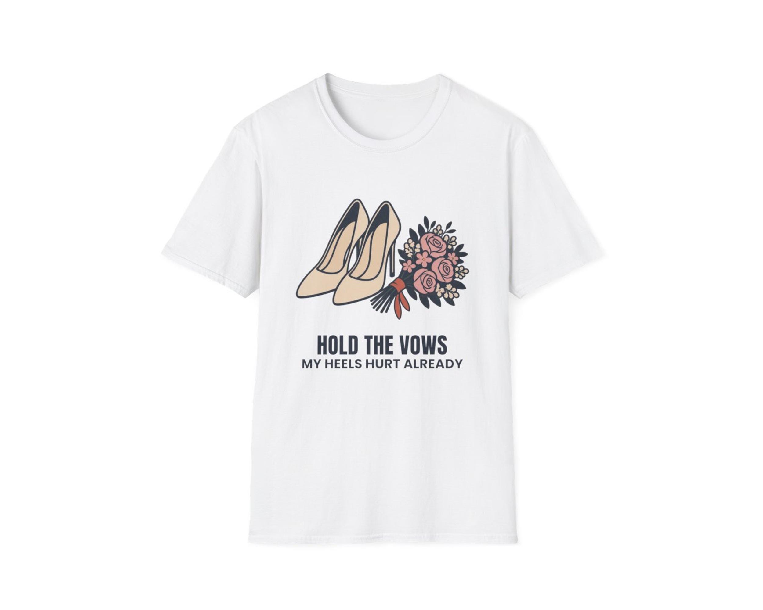 Hold the Vows Bridesmaid Tee photo 4