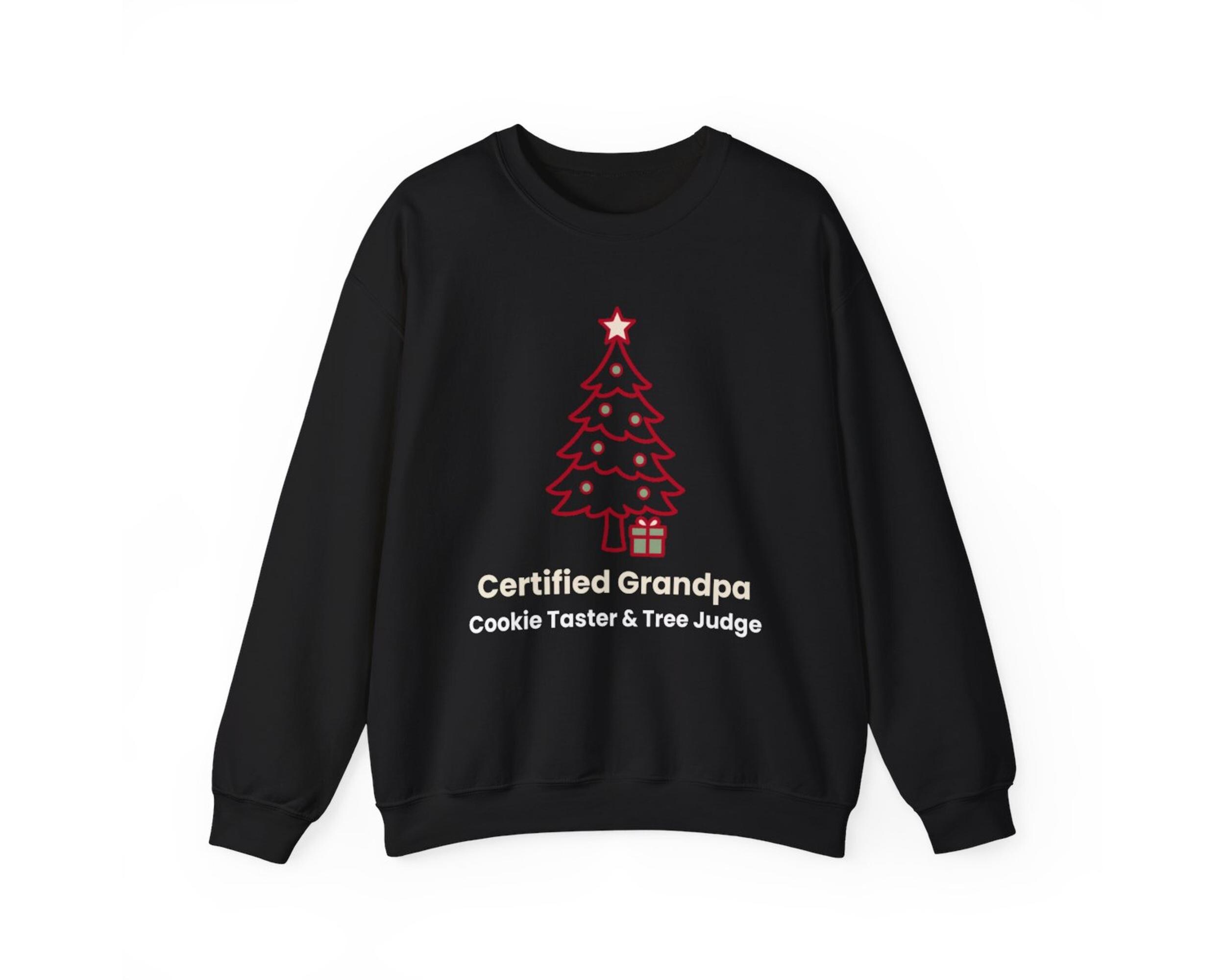 Certified Grandpa Christmas Sweatshirt photo 4